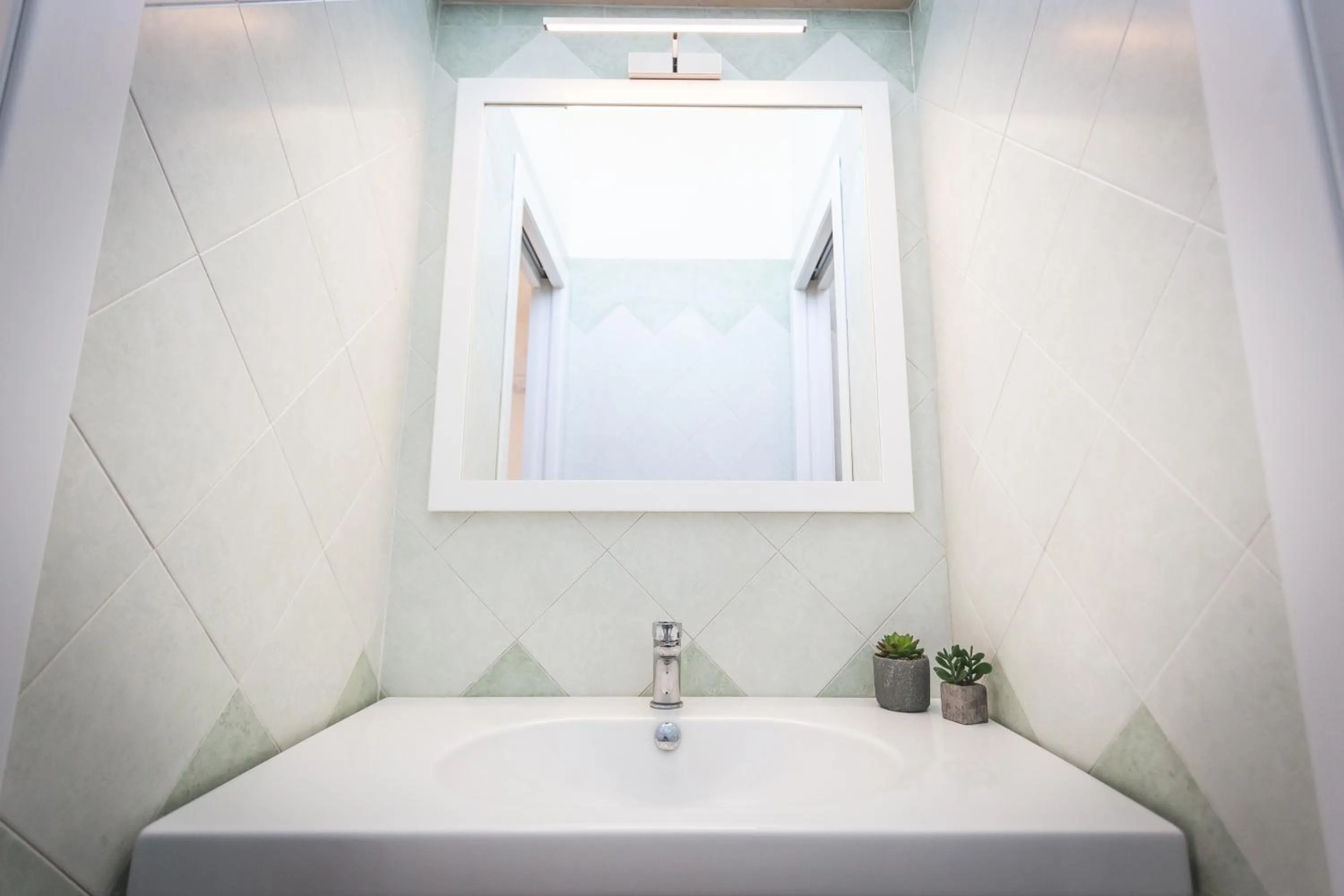 Bathroom in Hotel Residence Vallecorsa