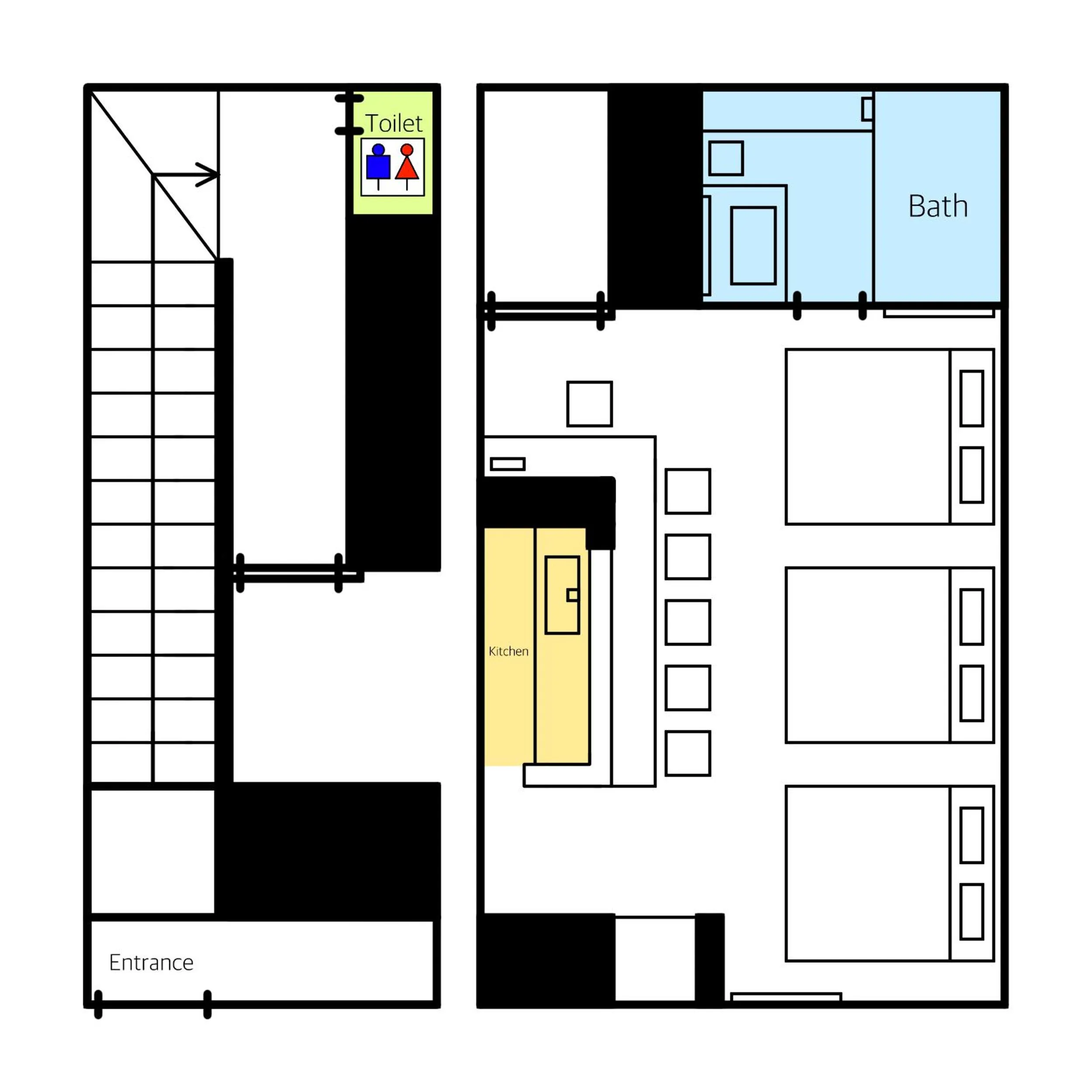 Floor plan in HOTEL&CO