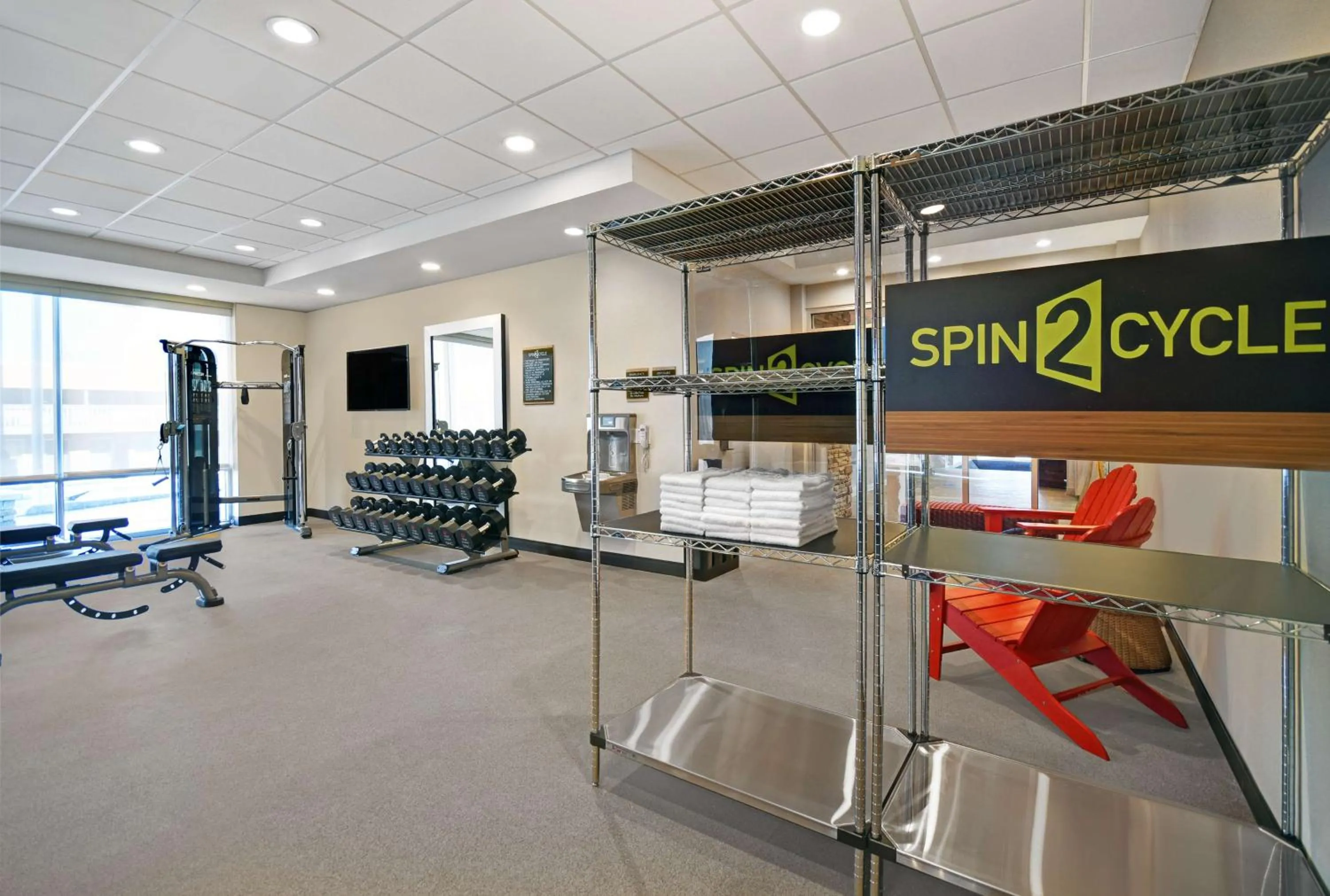 Fitness centre/facilities in Home2 Suites By Hilton Columbus