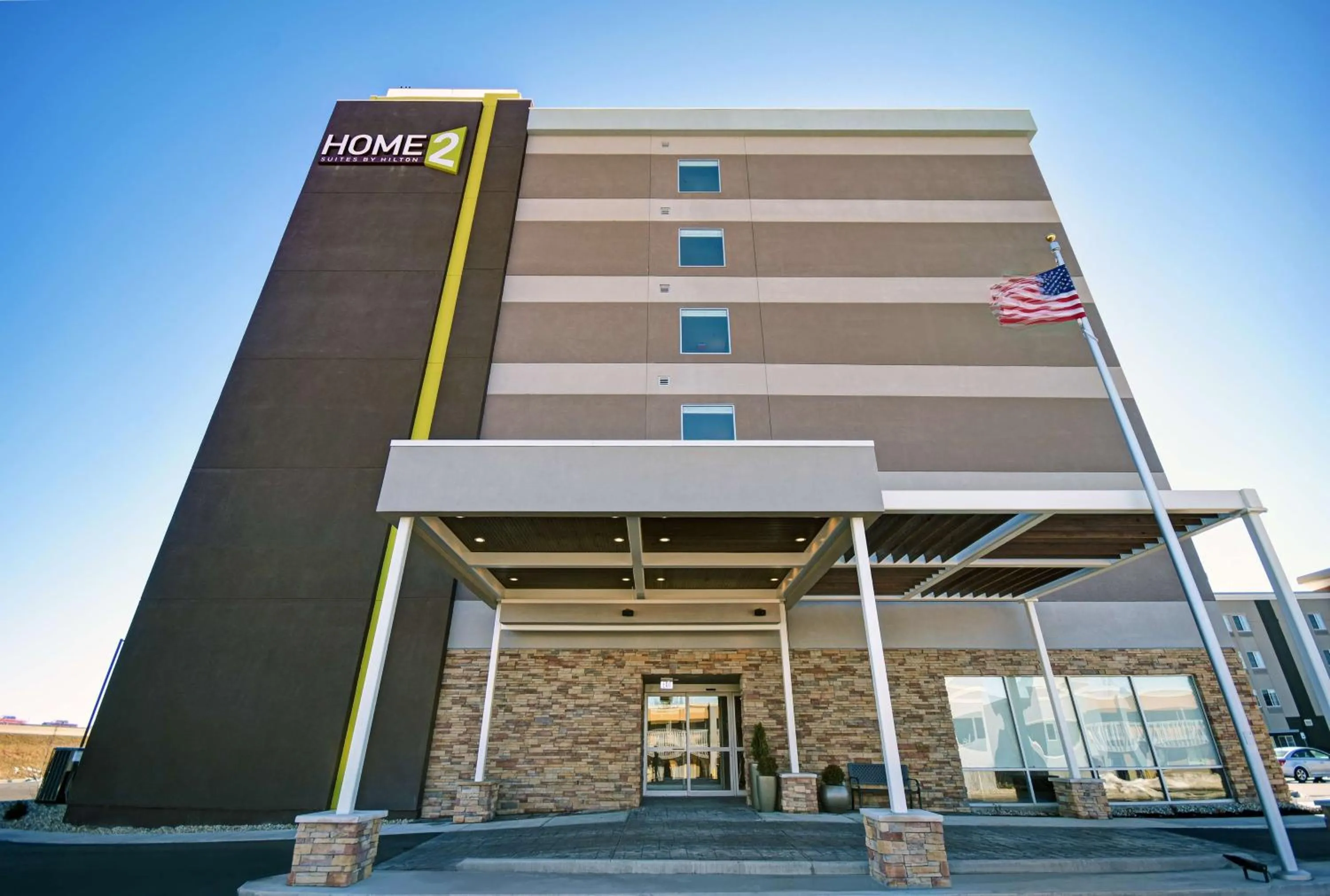 Property building in Home2 Suites By Hilton Columbus