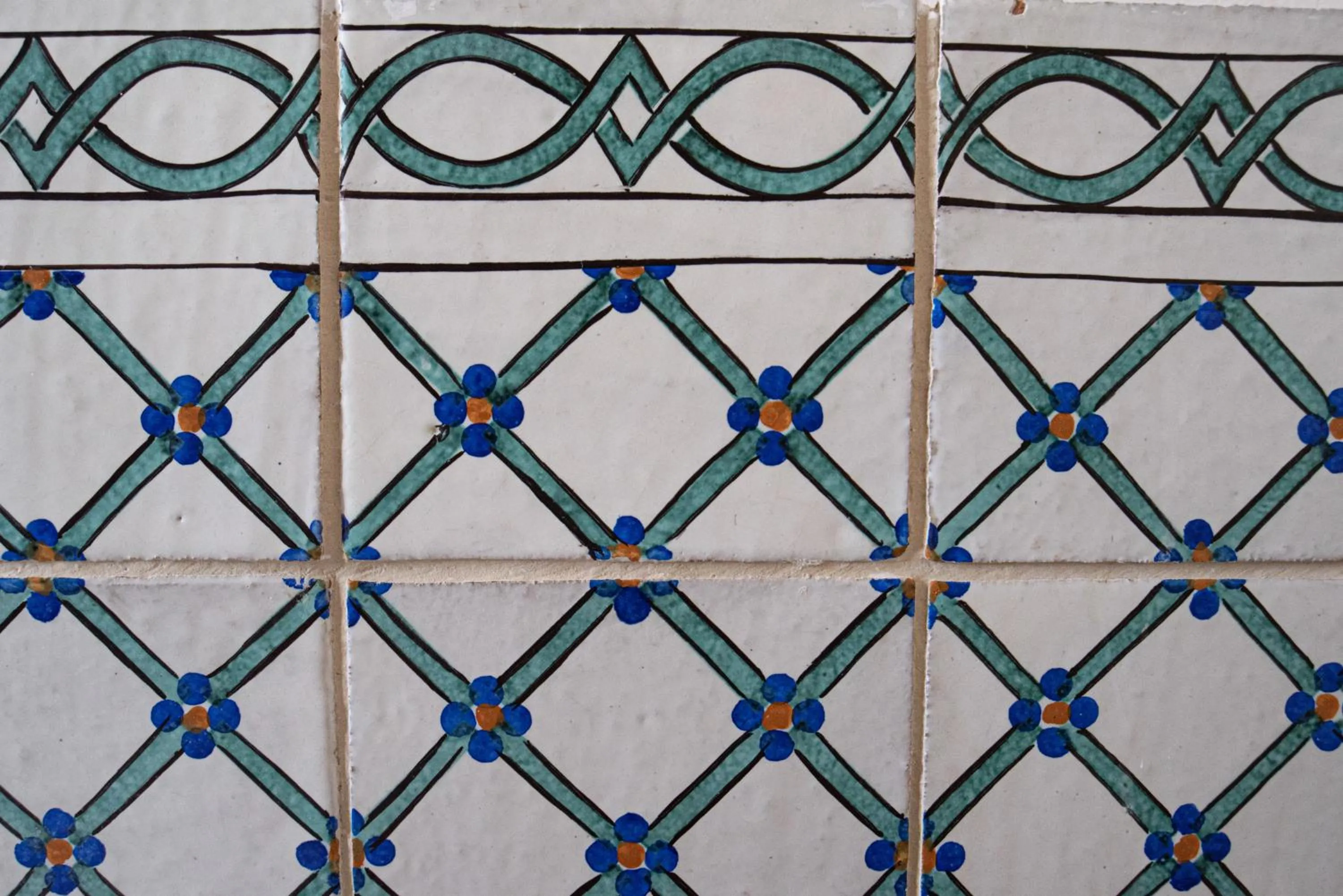 Decorative detail in Masseria Borgo Santuri