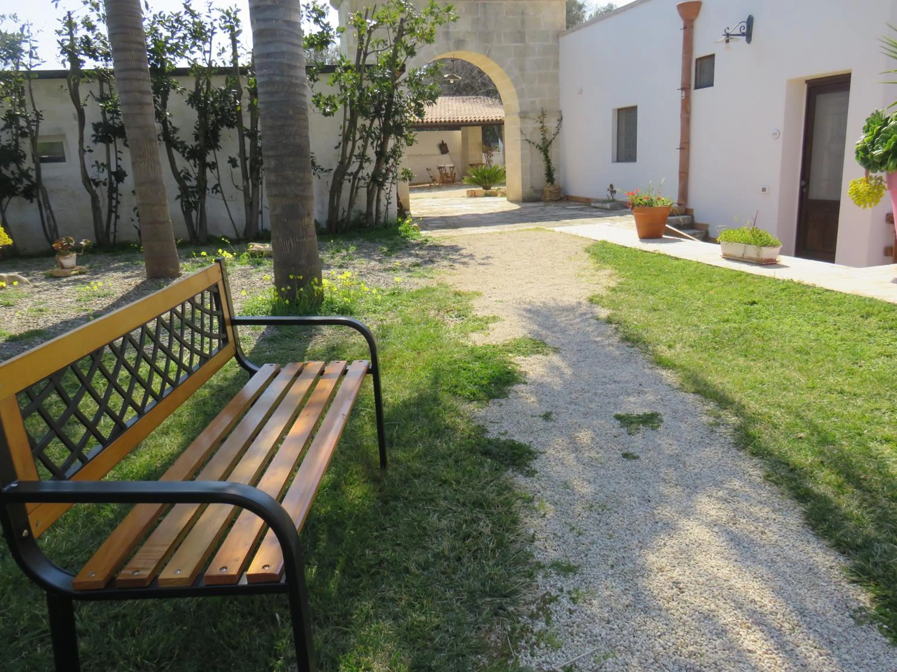 Garden in Masseria Borgo Santuri