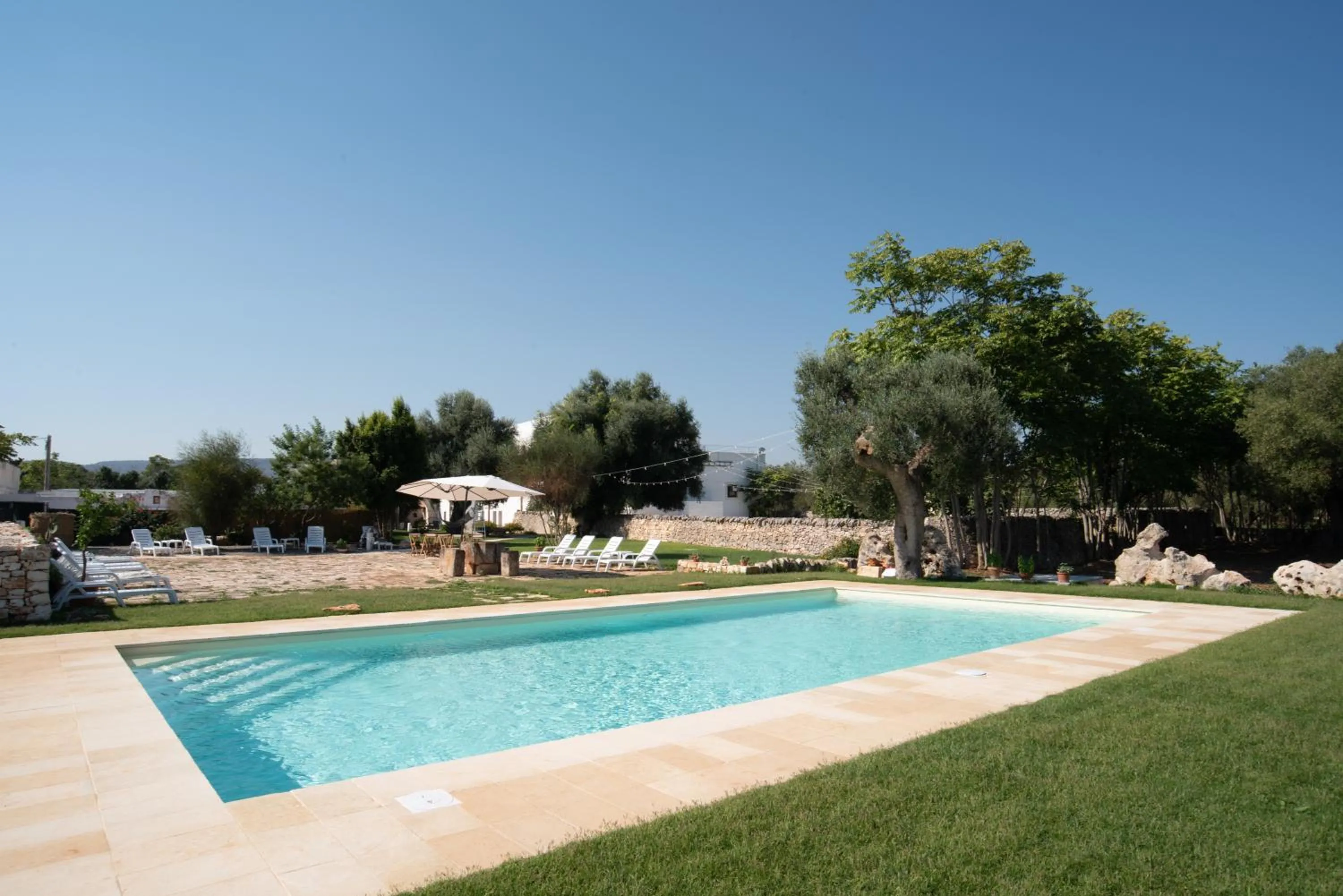 Swimming pool in Masseria Borgo Santuri