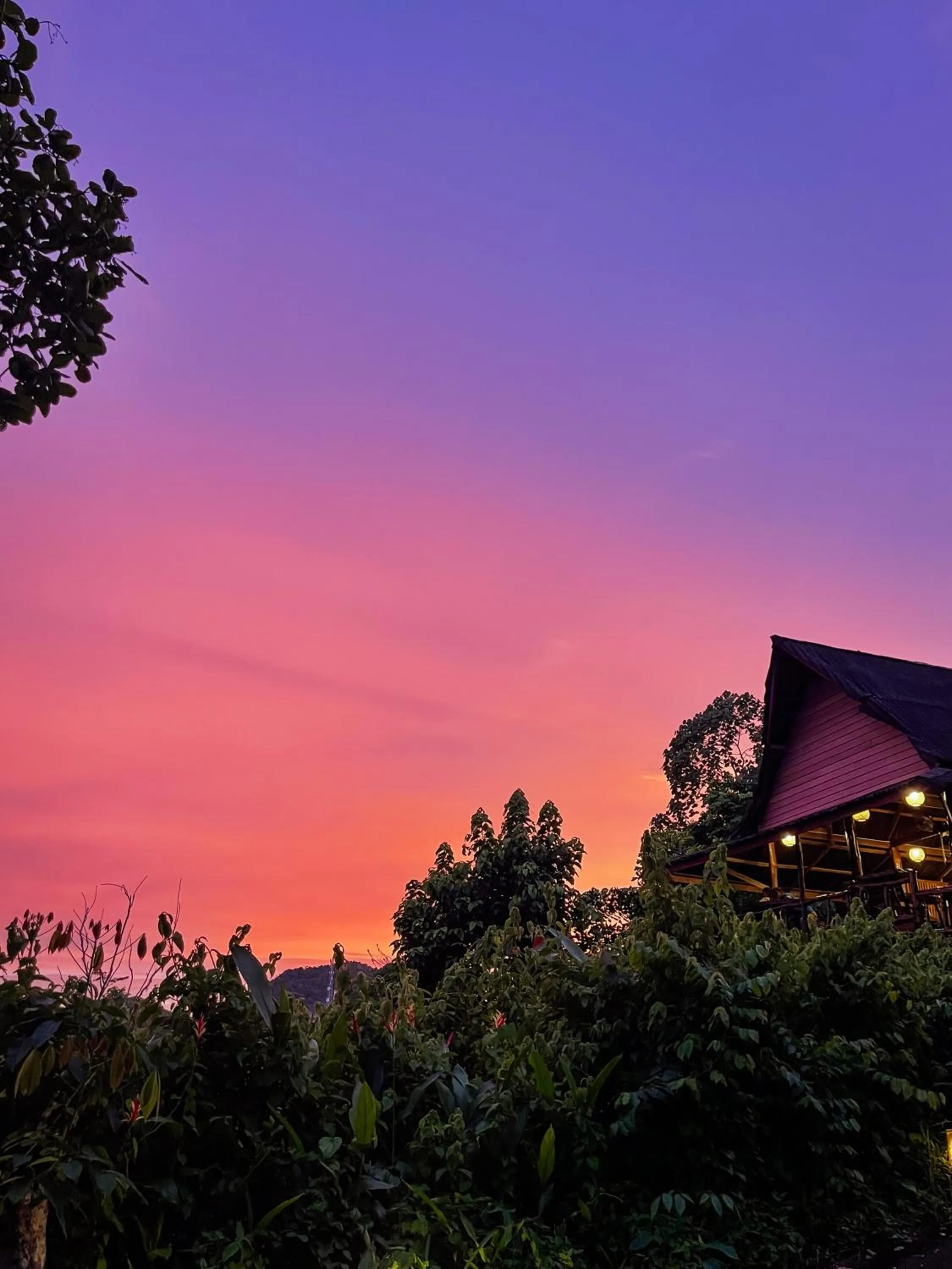 Inner courtyard view in Hillhouse - Koh Yao Noi