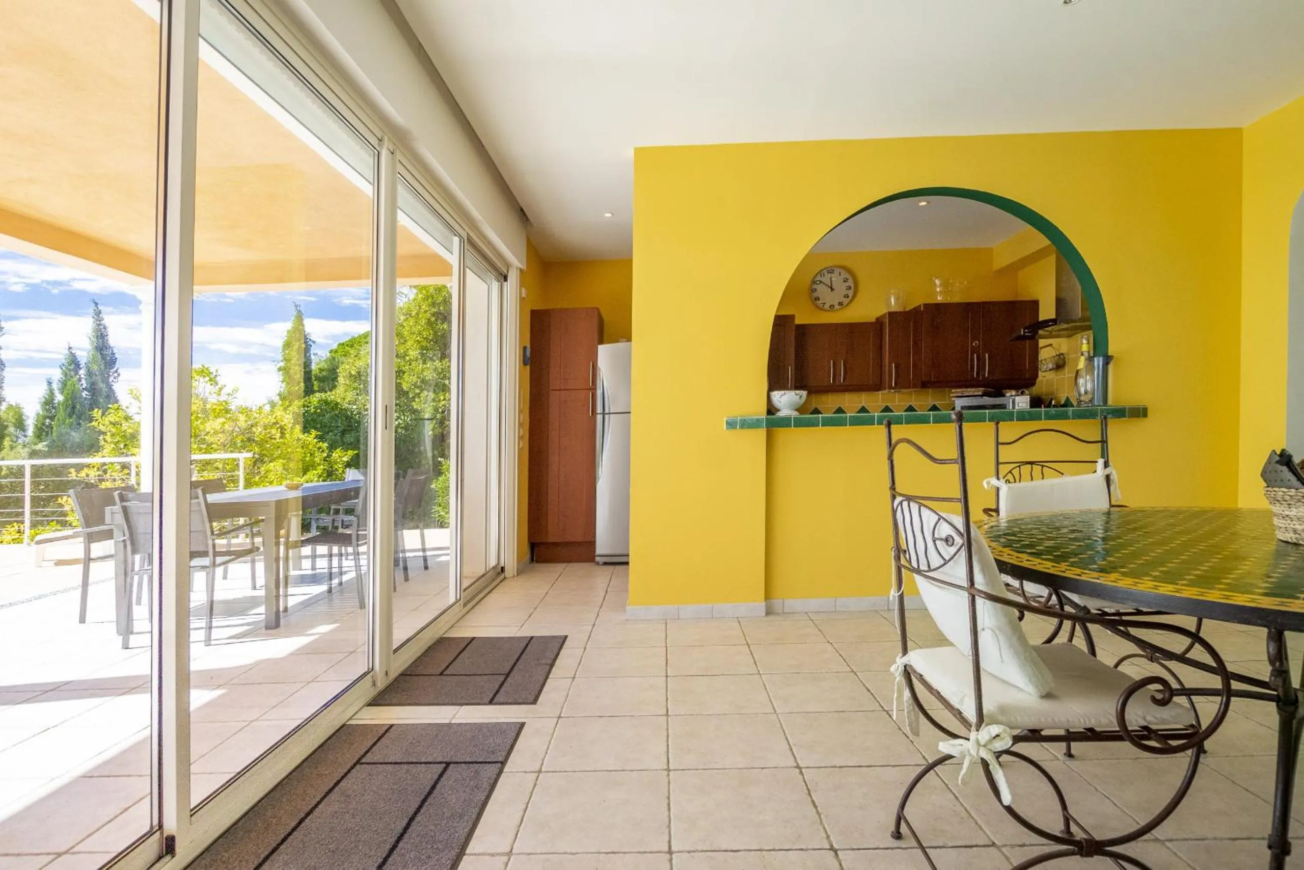 Dining area in Villa Lili Rose