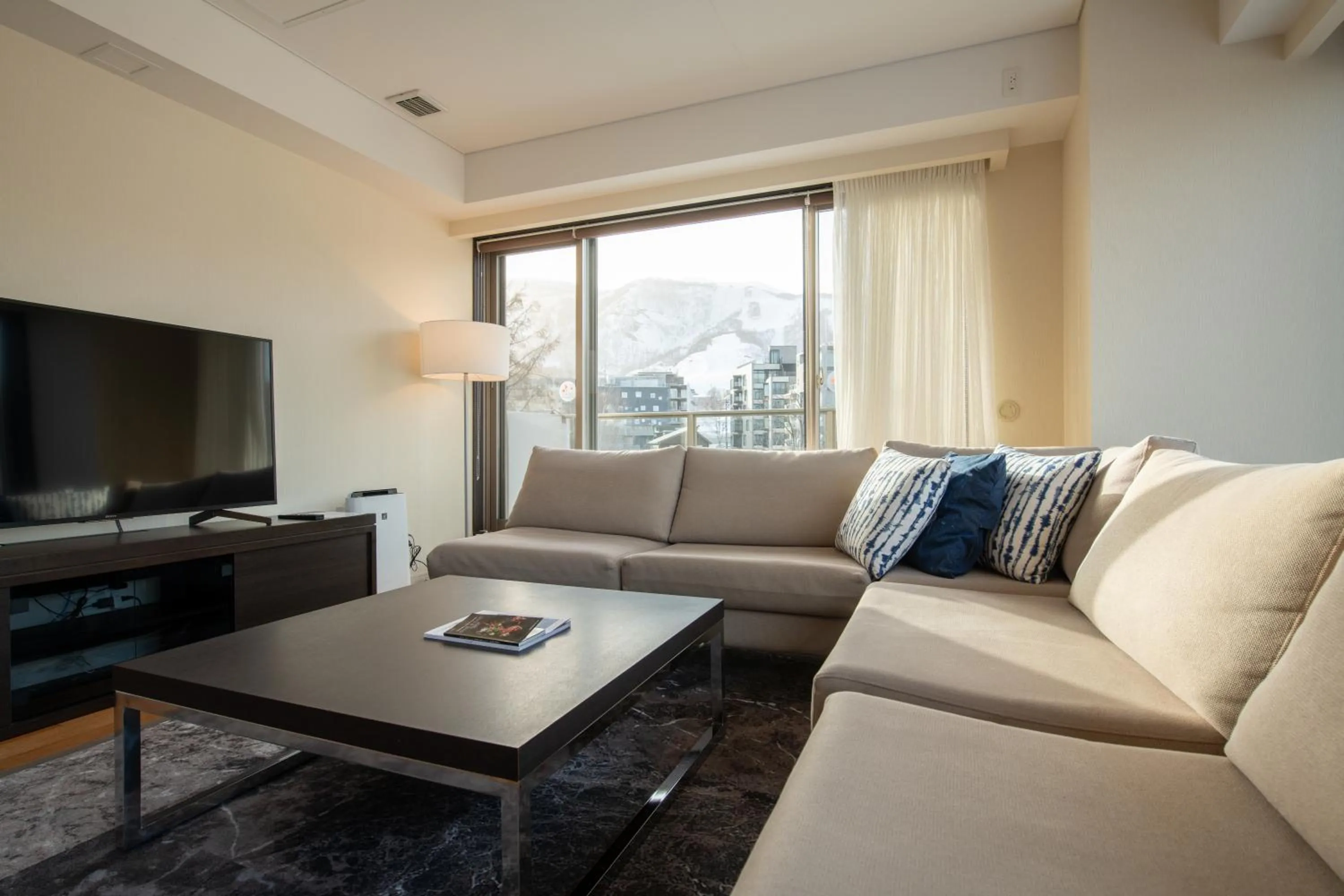 Living room in Chatrium Niseko Japan