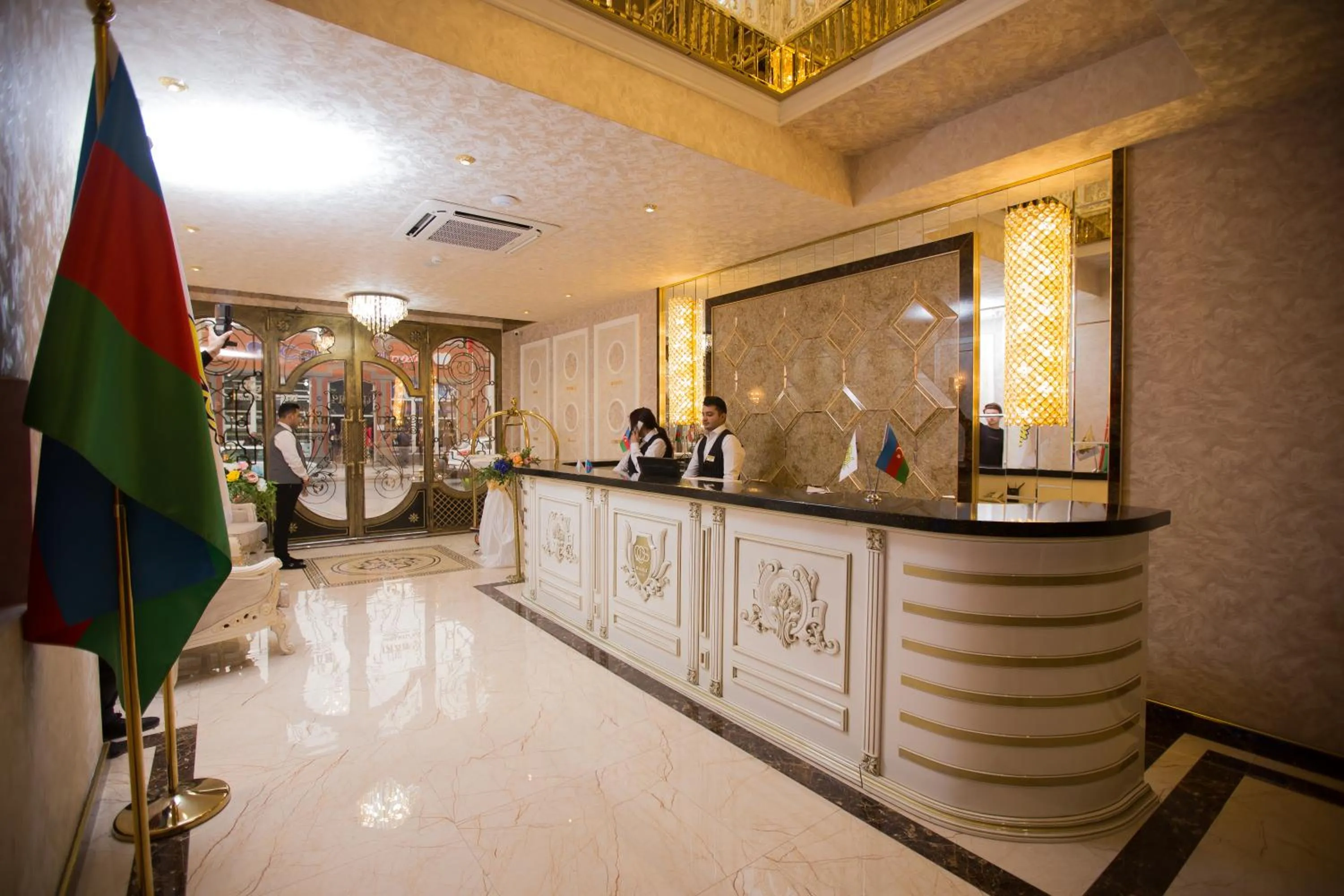 Lobby or reception in Baku Hotel Ganja