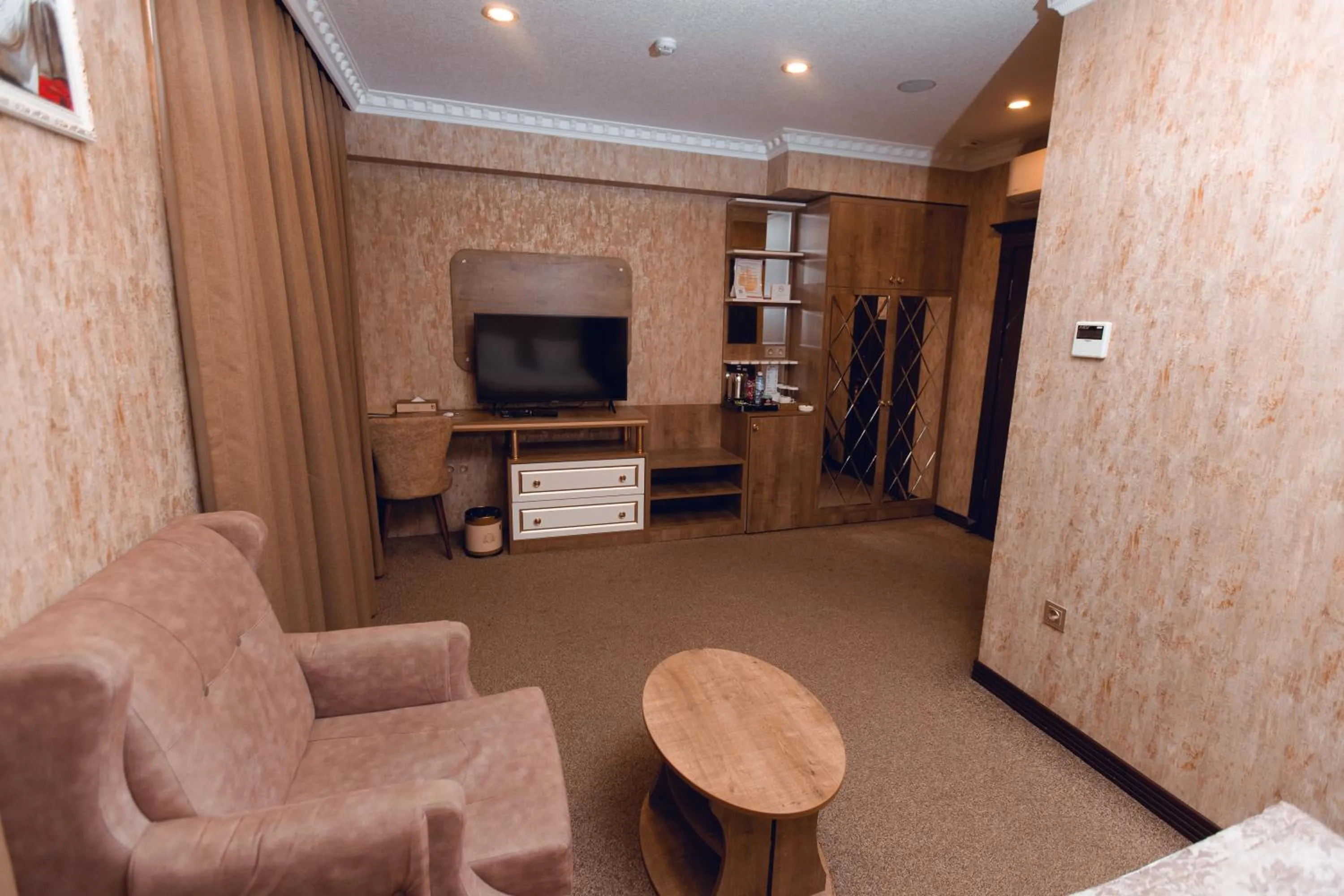 Seating area in Baku Hotel Ganja