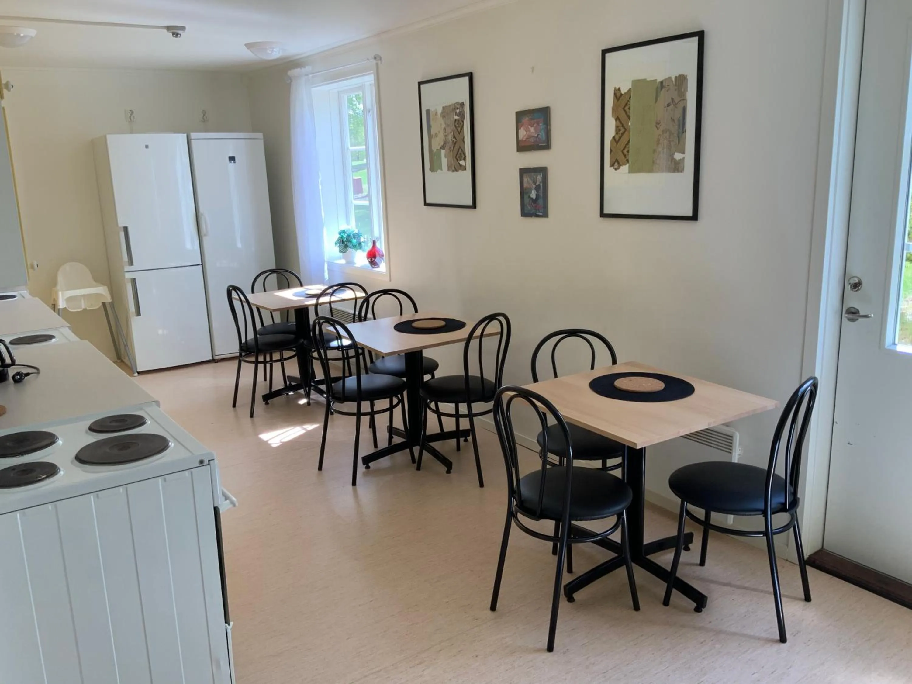 Communal kitchen in Evedals Vandrarhem Växjö