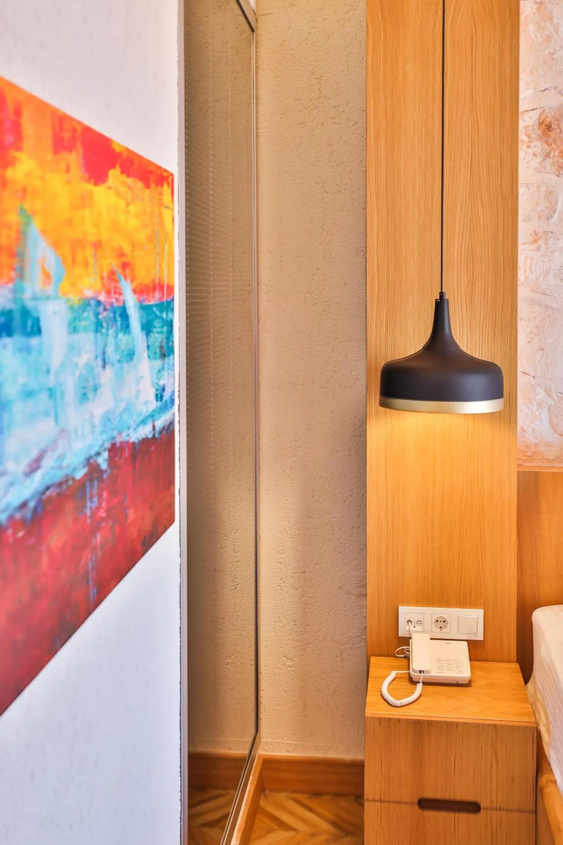 Bed in Atalante Hotel