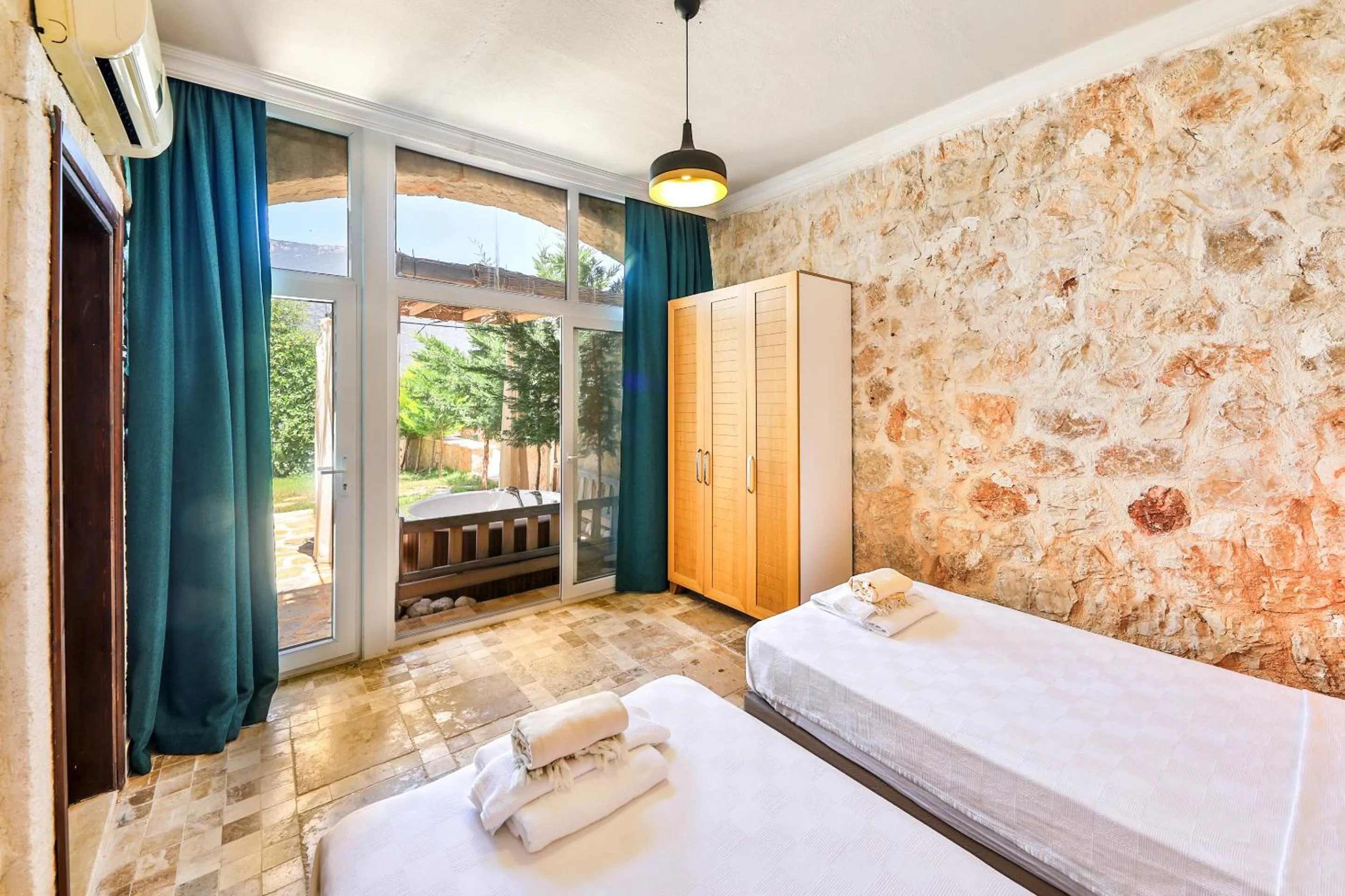 Natural landscape, Bed in Atalante Hotel