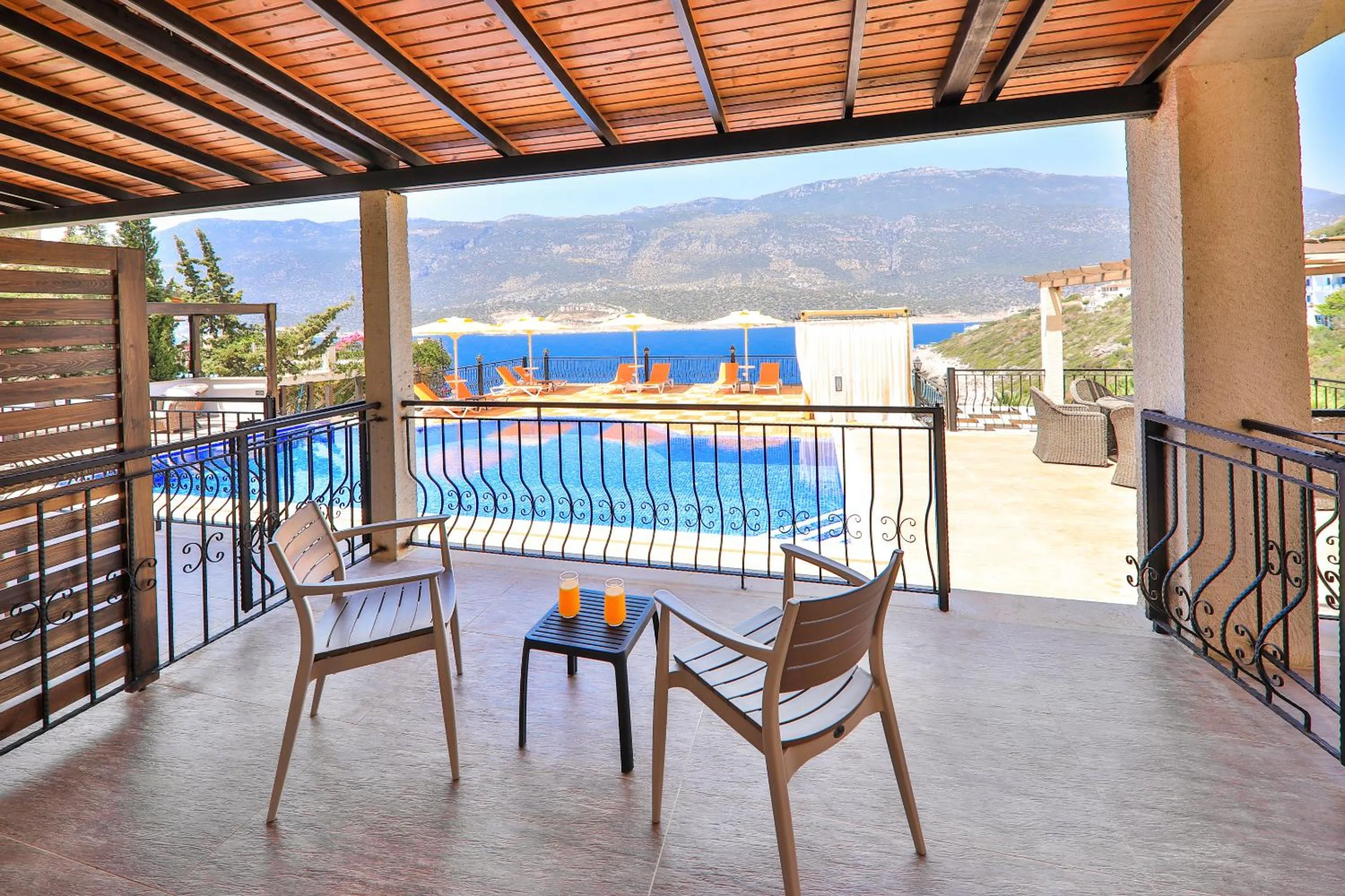 Balcony/Terrace in Atalante Hotel