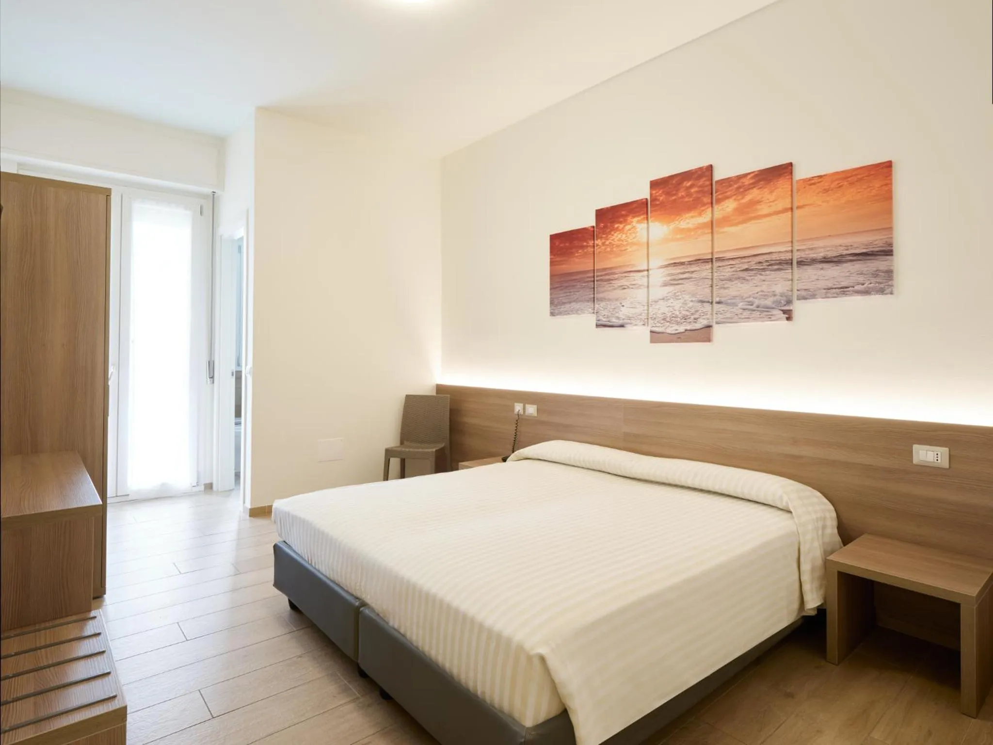 Bed in HOTELRISTORANTE IL PUNTO