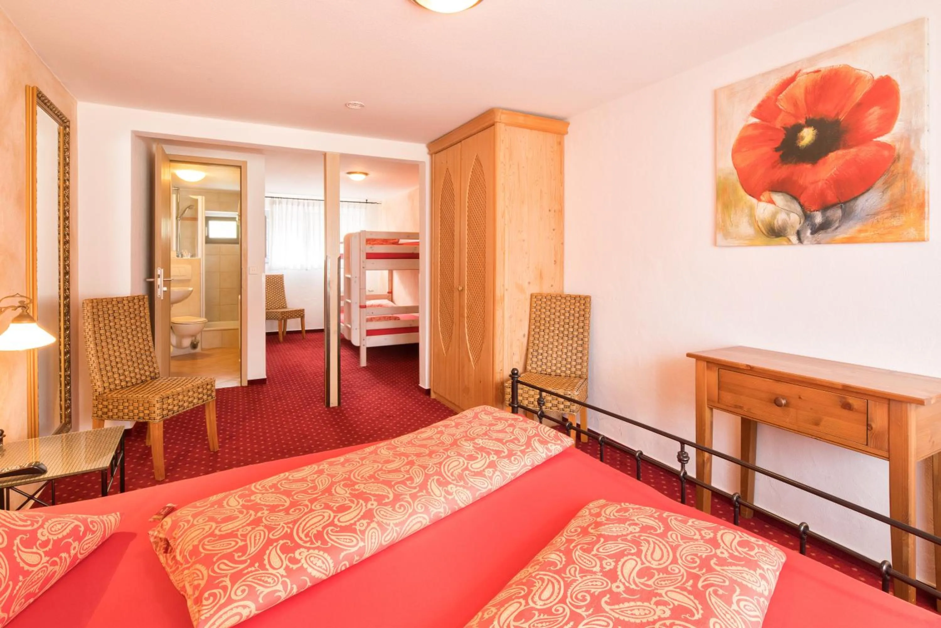 Bed in Arndt Hotel Garni