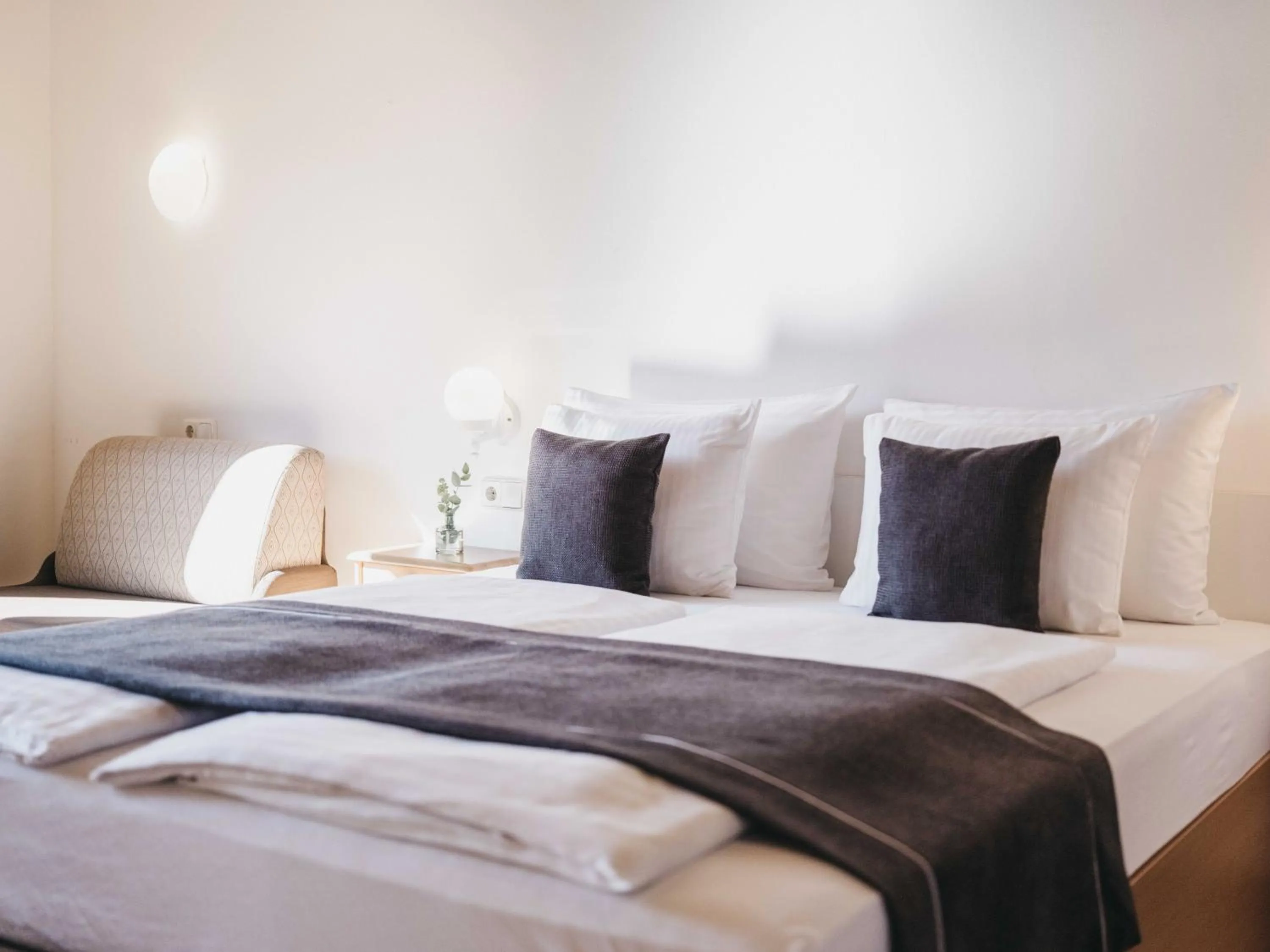 Bedroom, Bed in Haus Bellevue