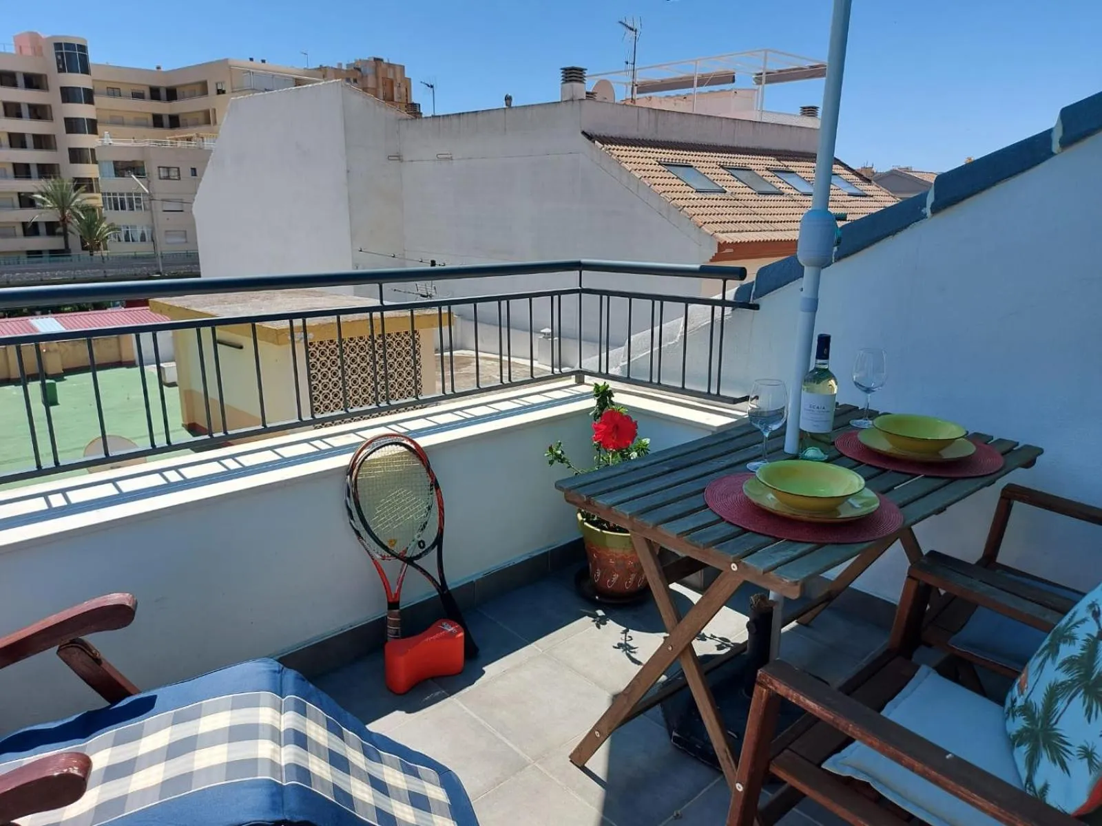 Balcony/Terrace in Bnbook Medea Apartments