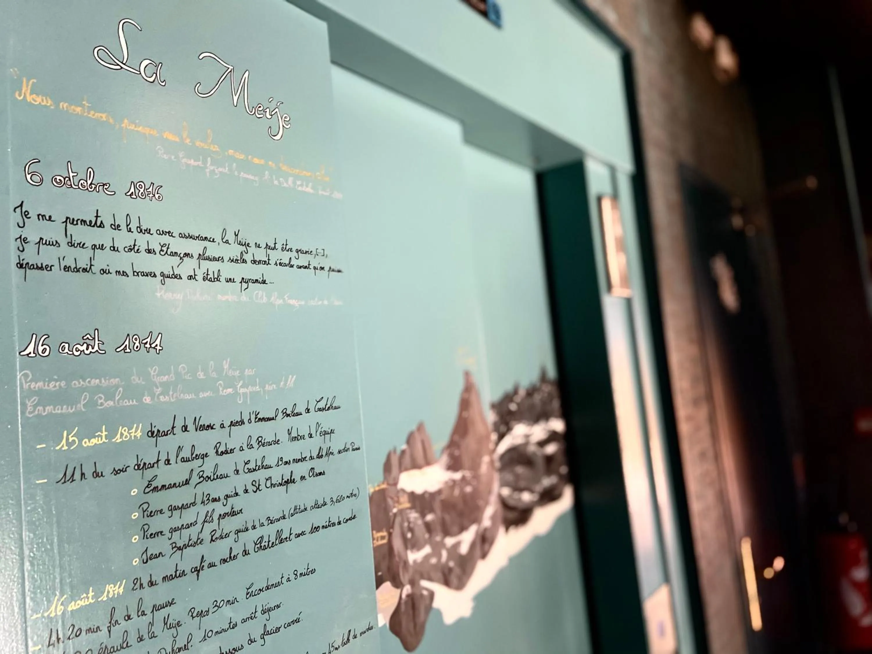 elevator in hôtel oberland