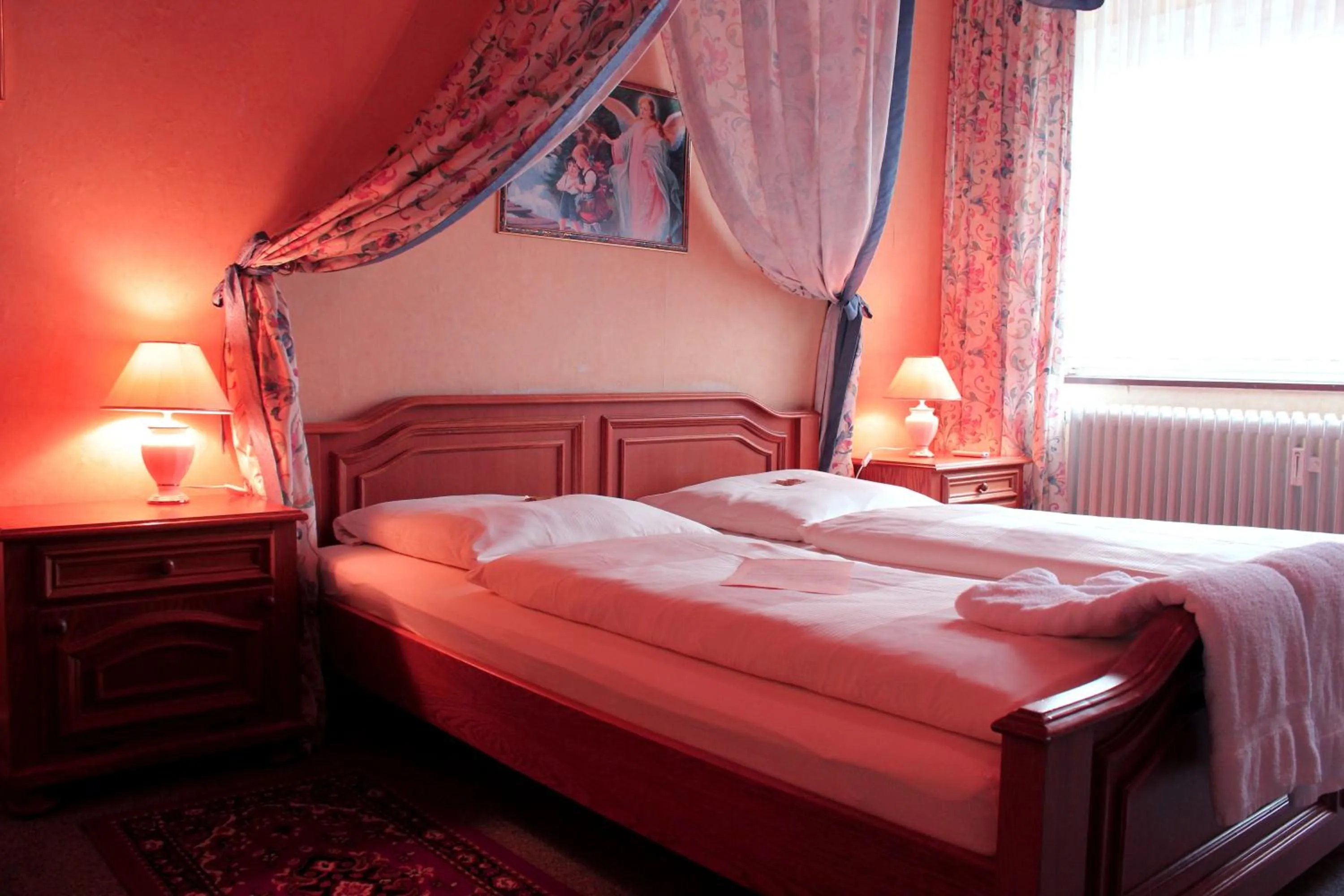 Bed in Hotel Restaurant Zum Postillion