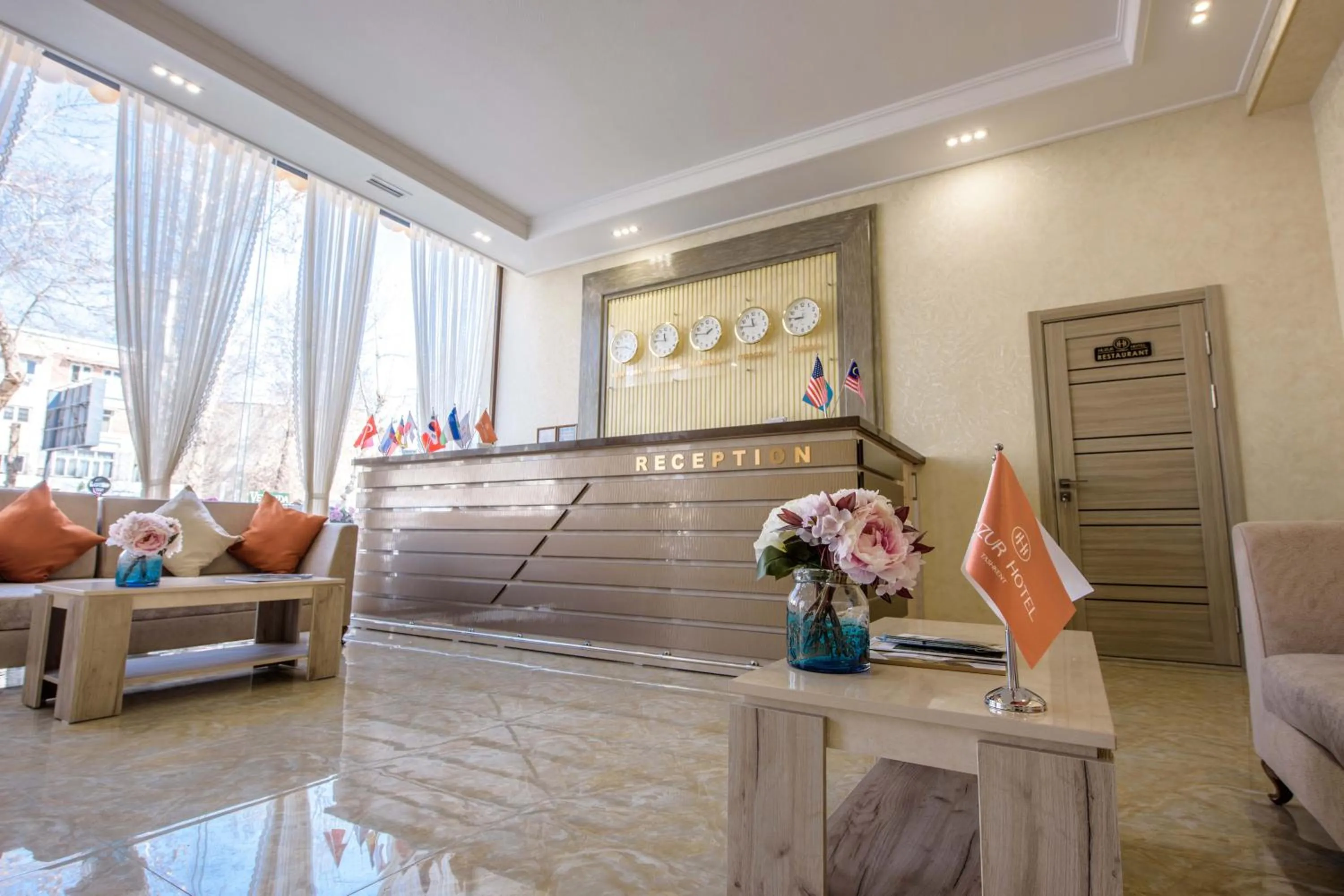 Lobby or reception in Huzur Hotel Tashkent