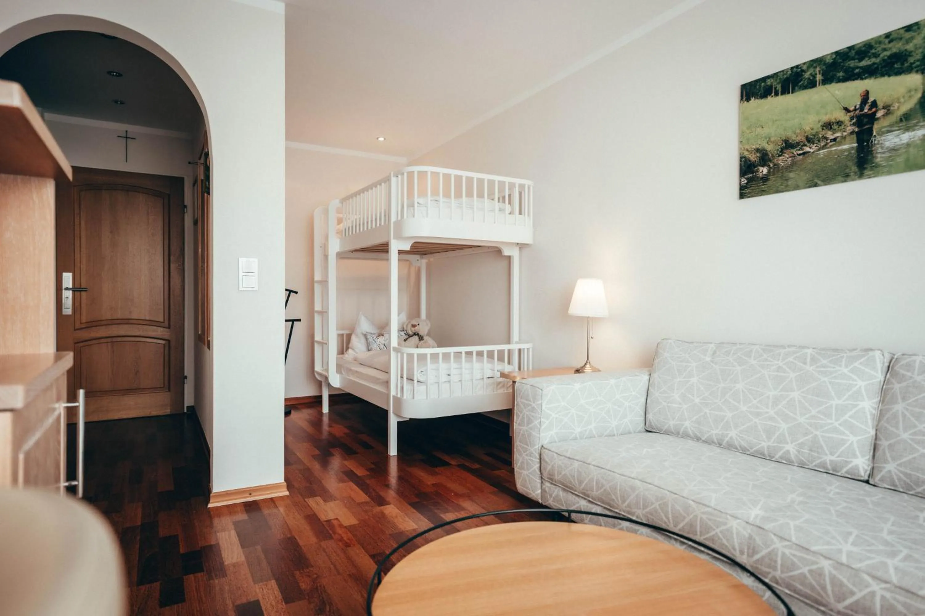 Photo of the whole room, Bed in Landidyll Hotel Restaurant Weidenbrück & SPA