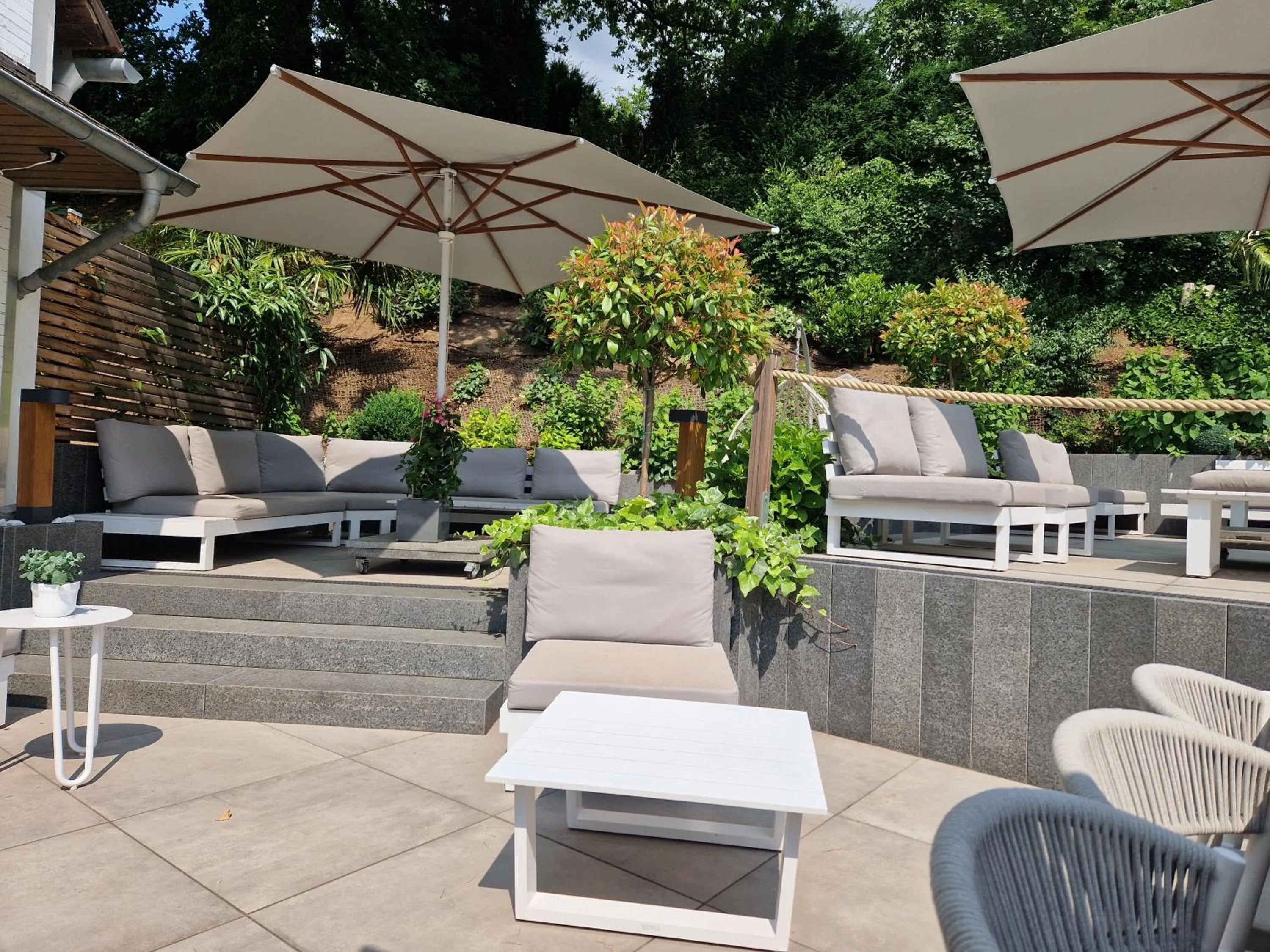Balcony/Terrace in Landidyll Hotel Restaurant Weidenbrück & SPA