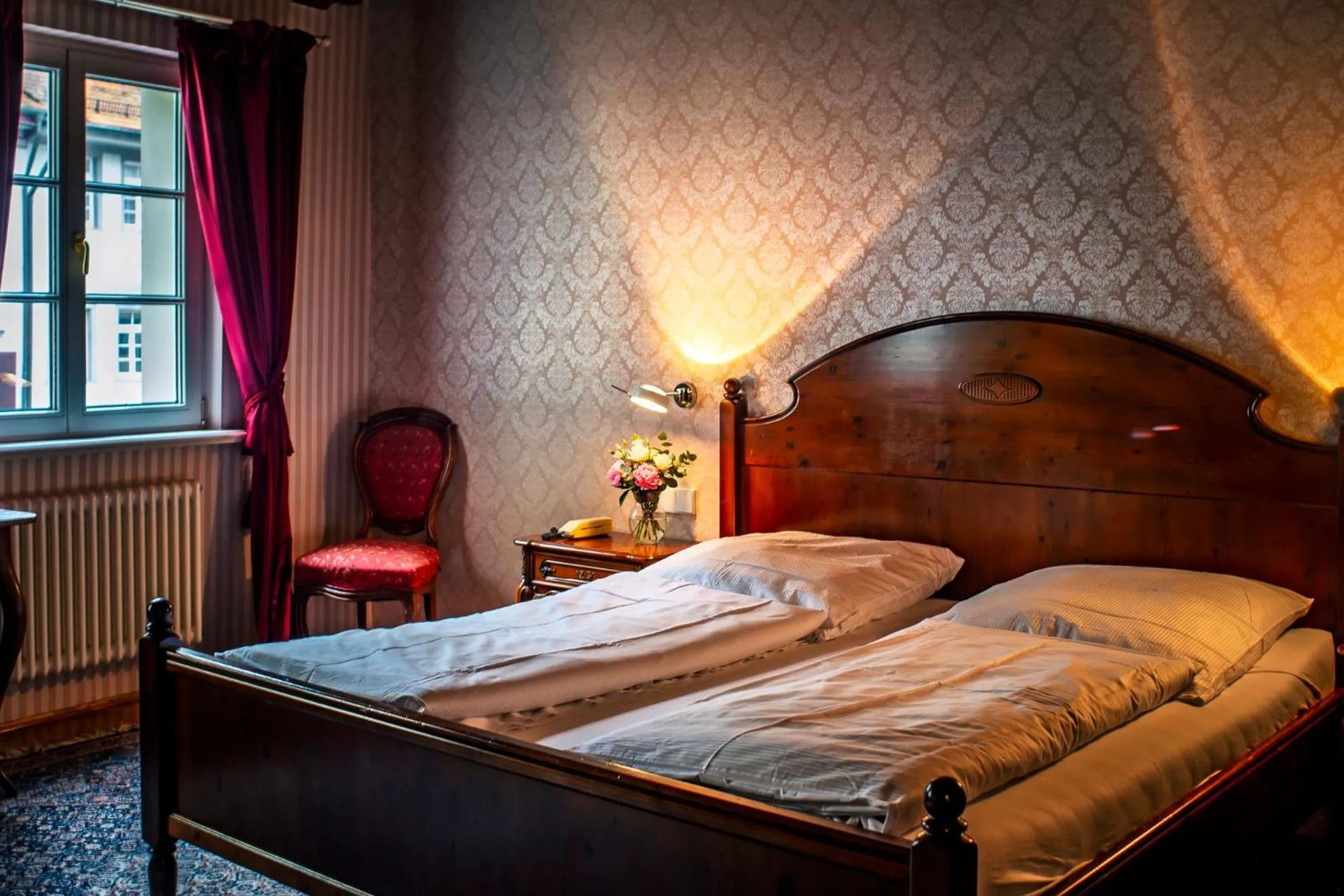 Bed in Hotel Obertor