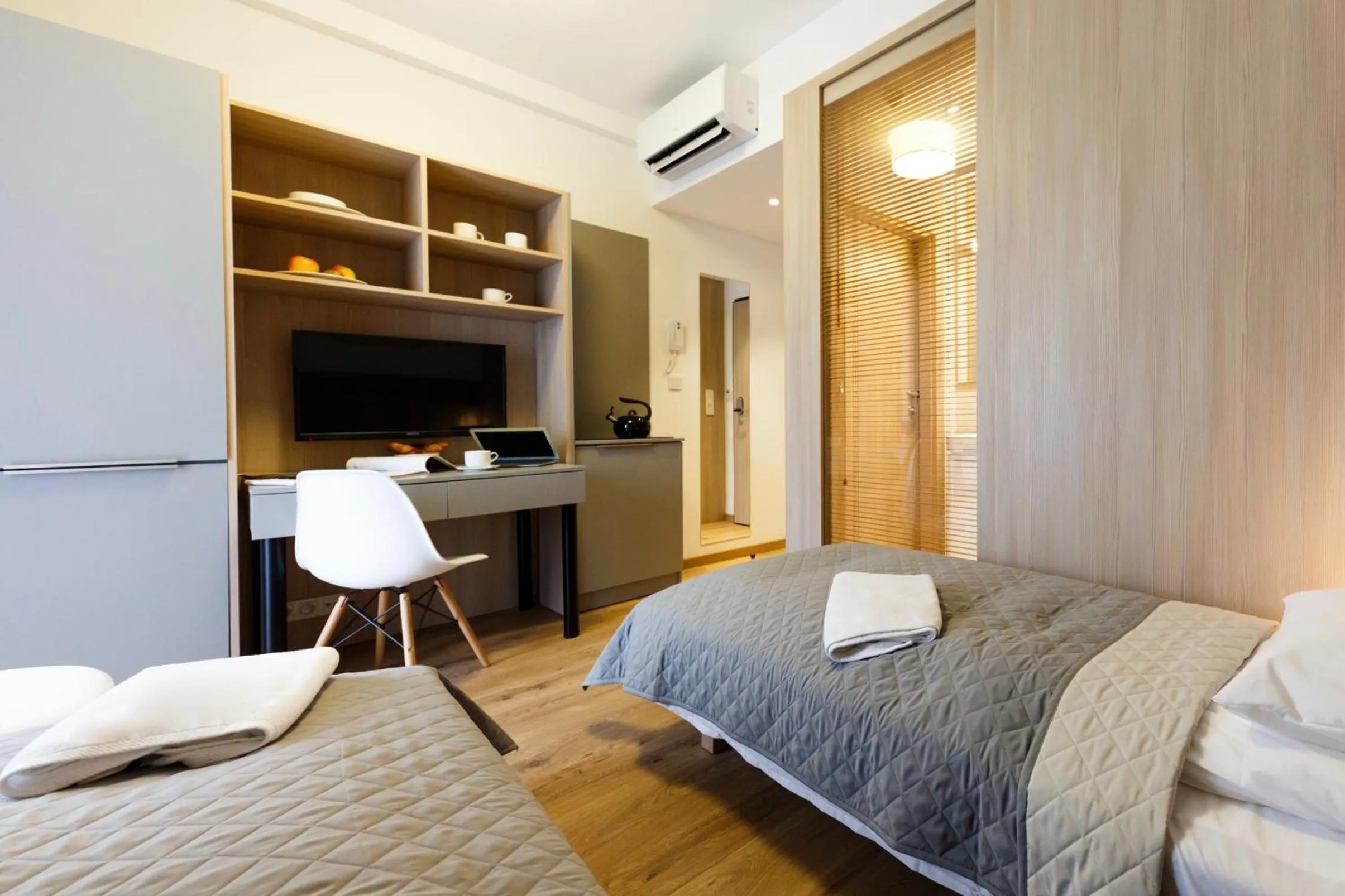 TV and multimedia, Bed in Wolska Residence