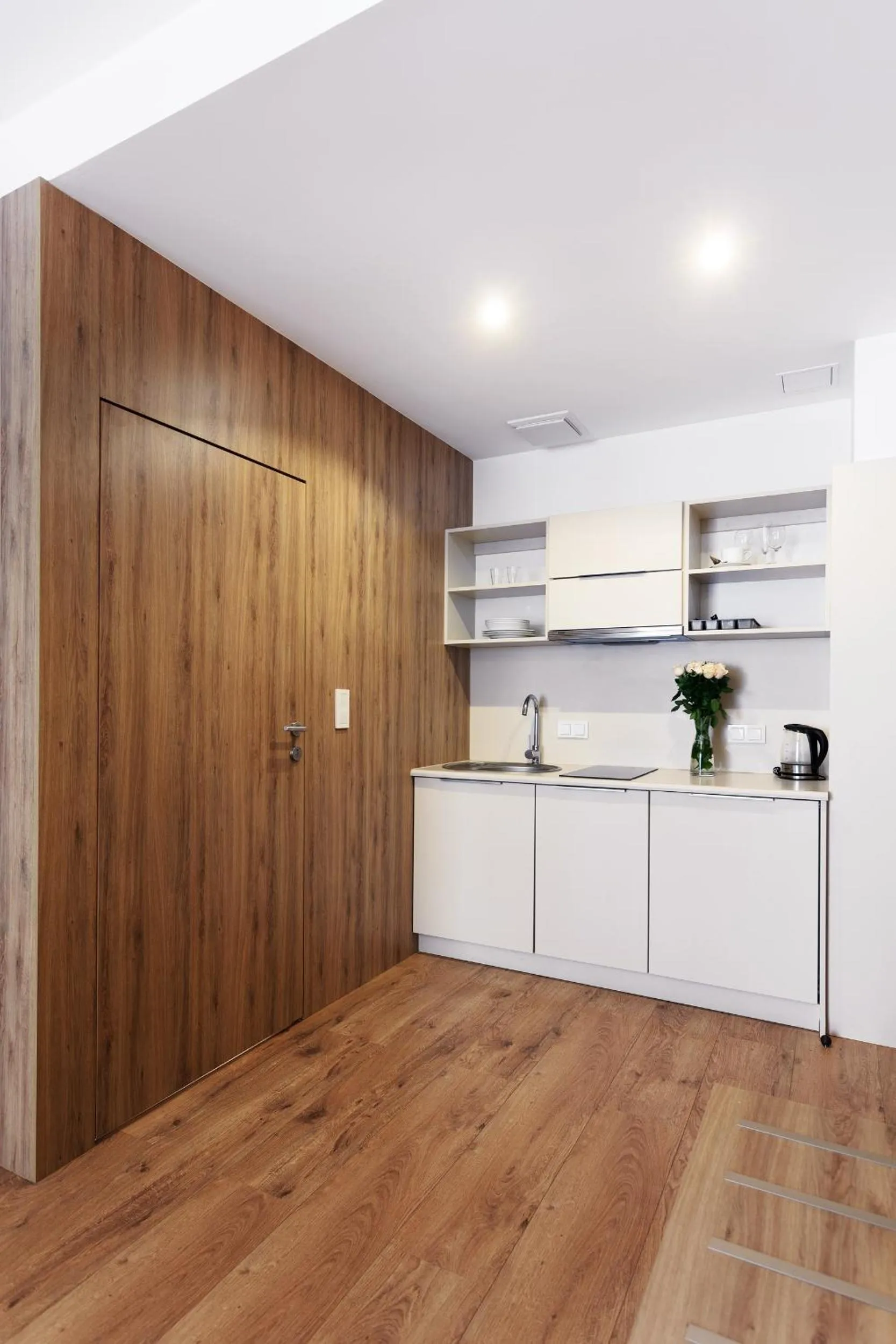 Kitchen or kitchenette in Wolska Residence