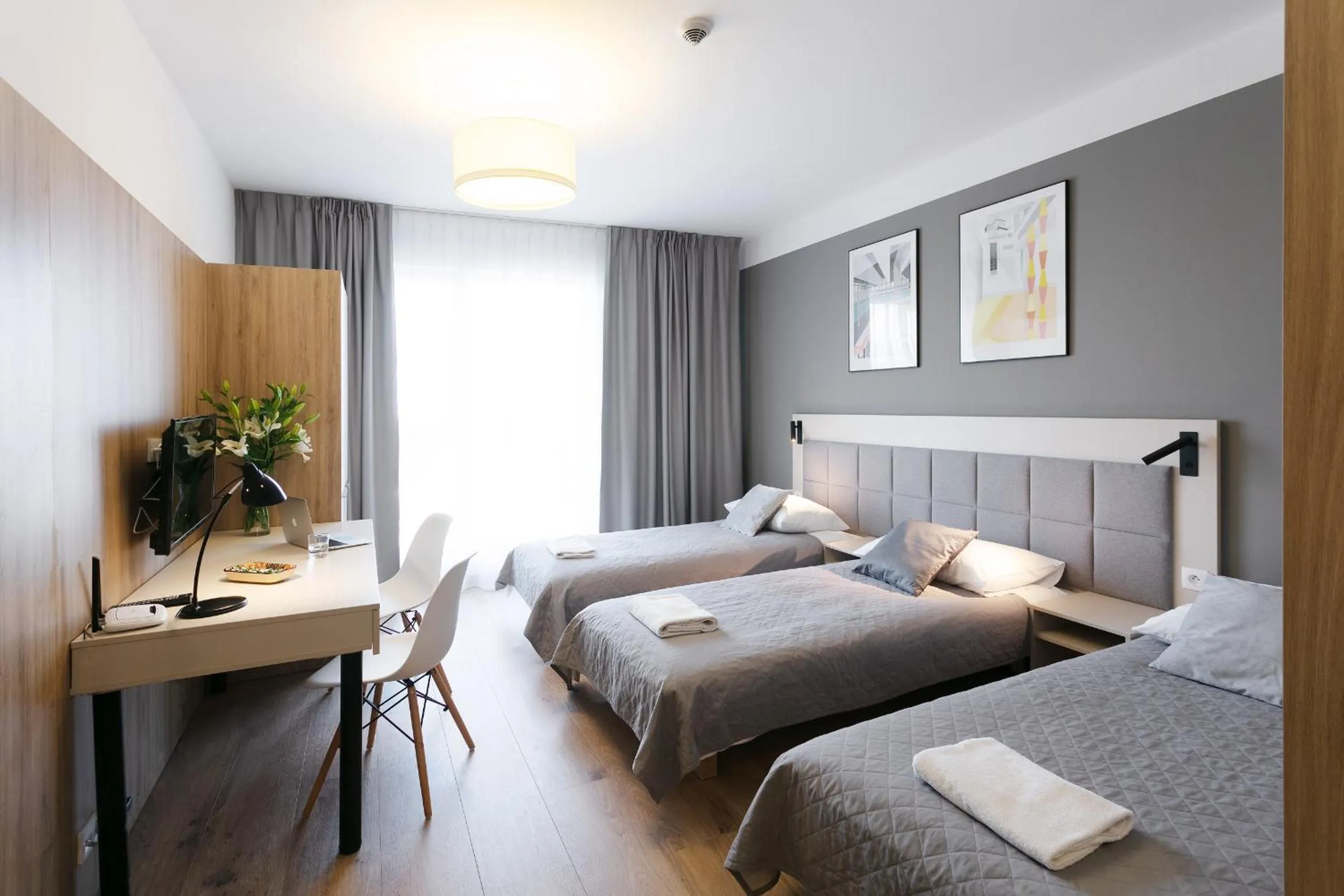 Bed in Wolska Residence