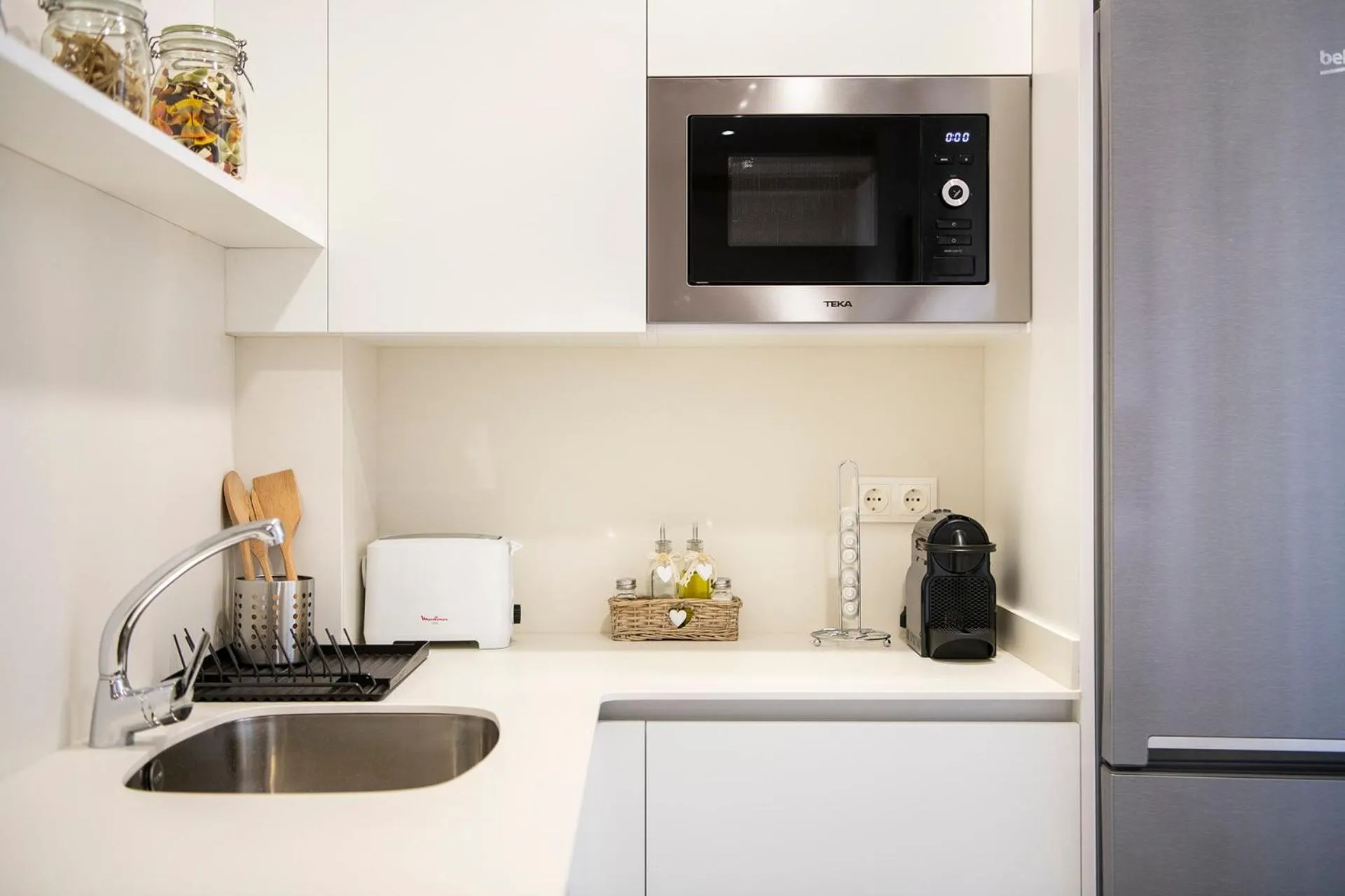 Coffee/tea facilities in Lovely & Cozy apartment in the heart of Banyoles