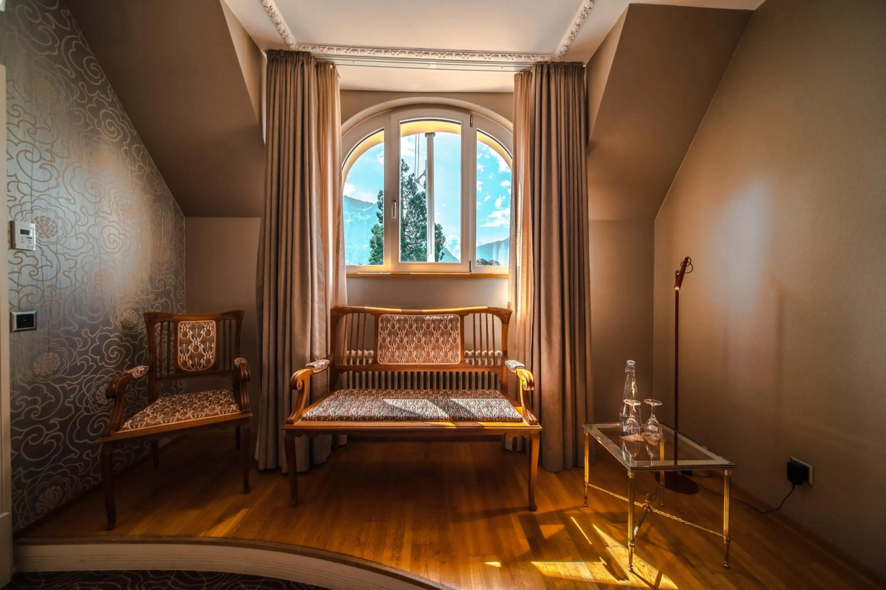 Bedroom in Royal St. Georges Hotel Interlaken - MGallery Collection