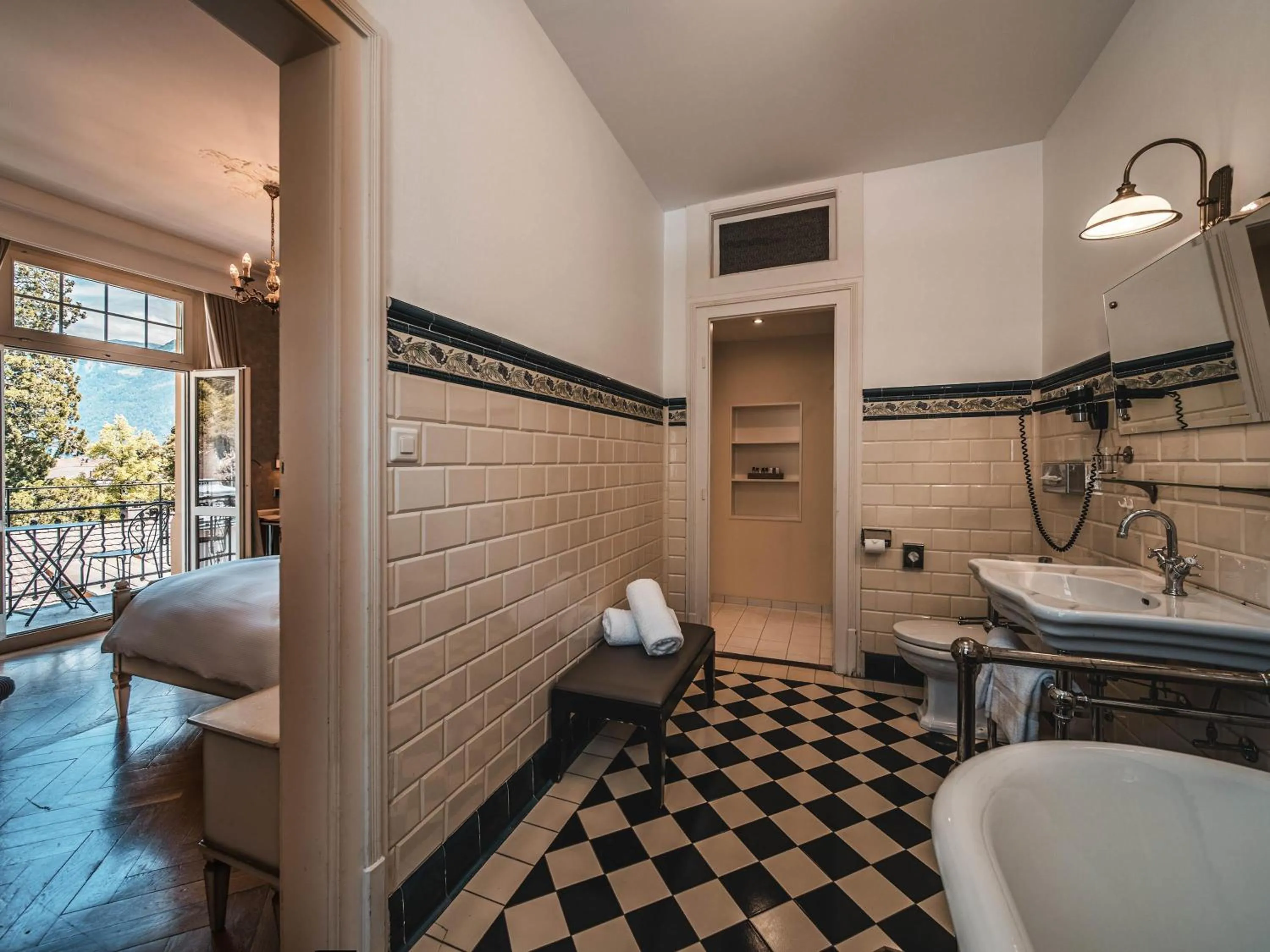 Bedroom in Royal St. Georges Hotel Interlaken - MGallery Collection