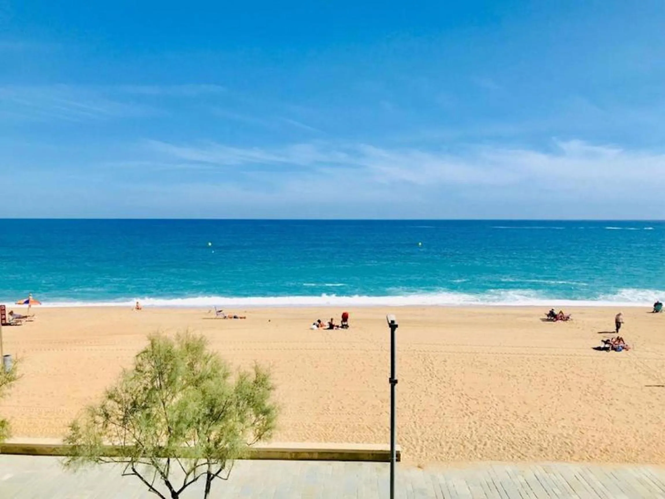View (from property/room) in Investingspain Studio beach paradise front sea views on the beach