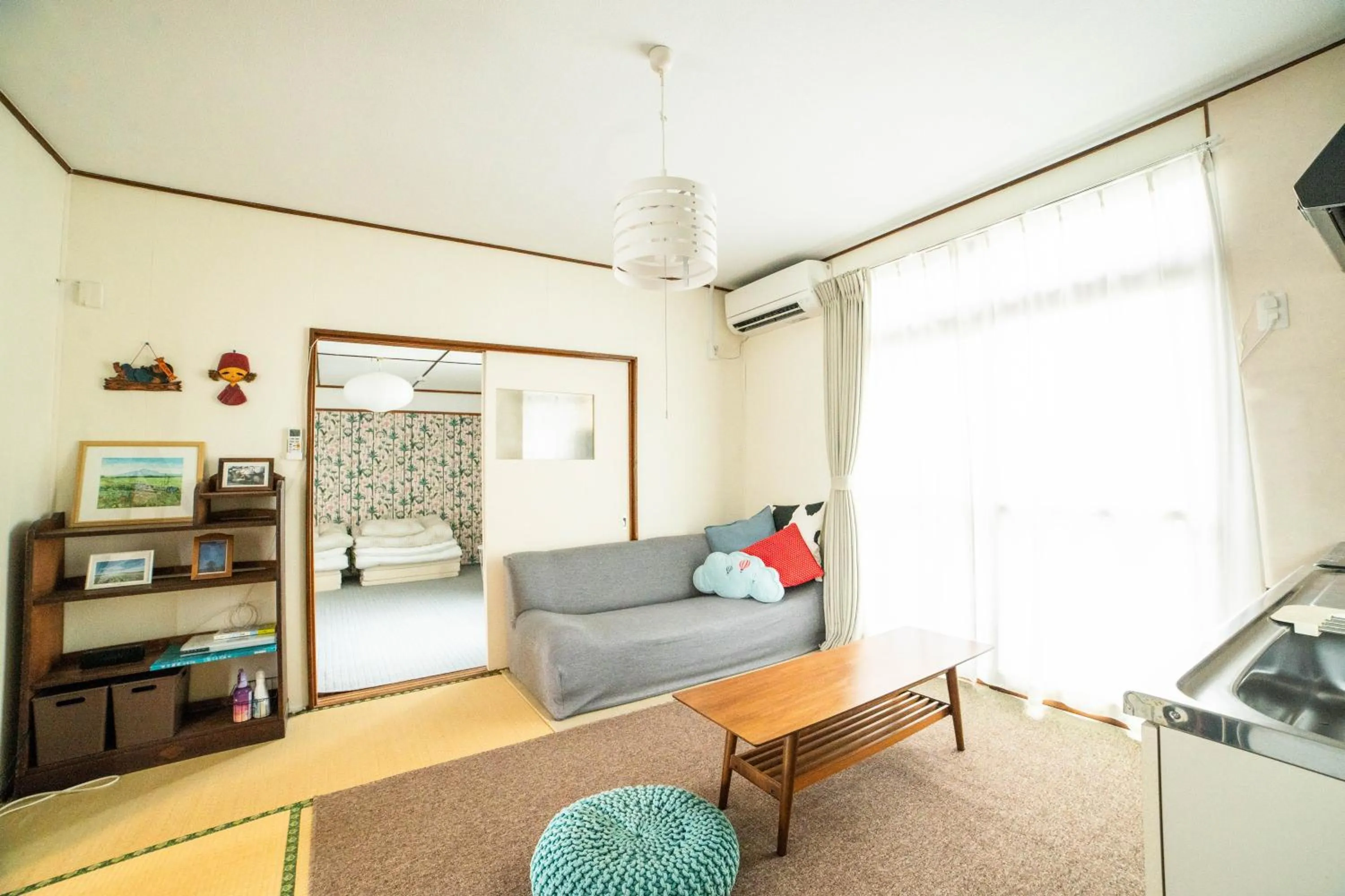 Living room in NU1 Guesthouse NUI okhotsk女満別