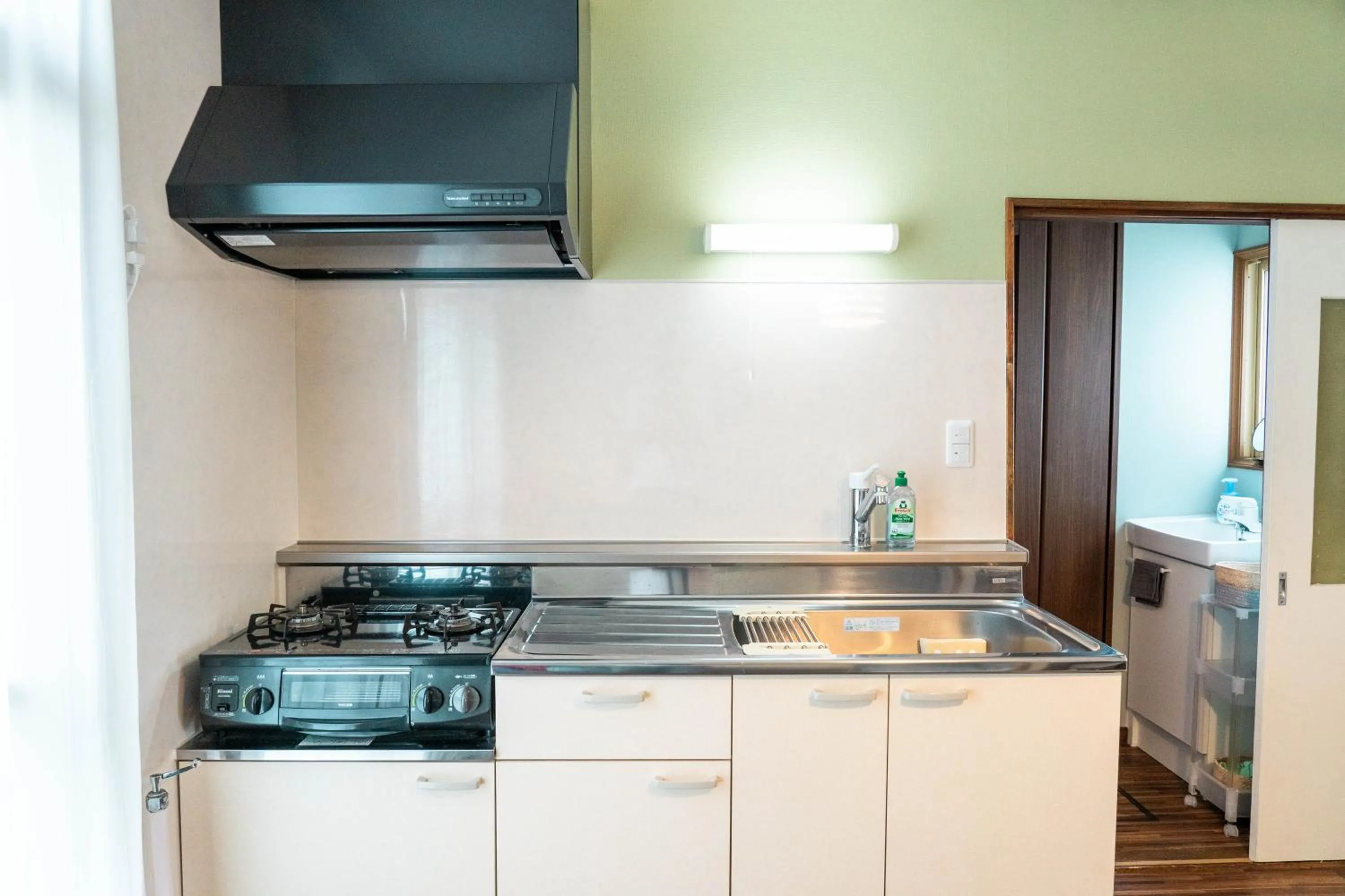 kitchen in NU1 Guesthouse NUI okhotsk女満別