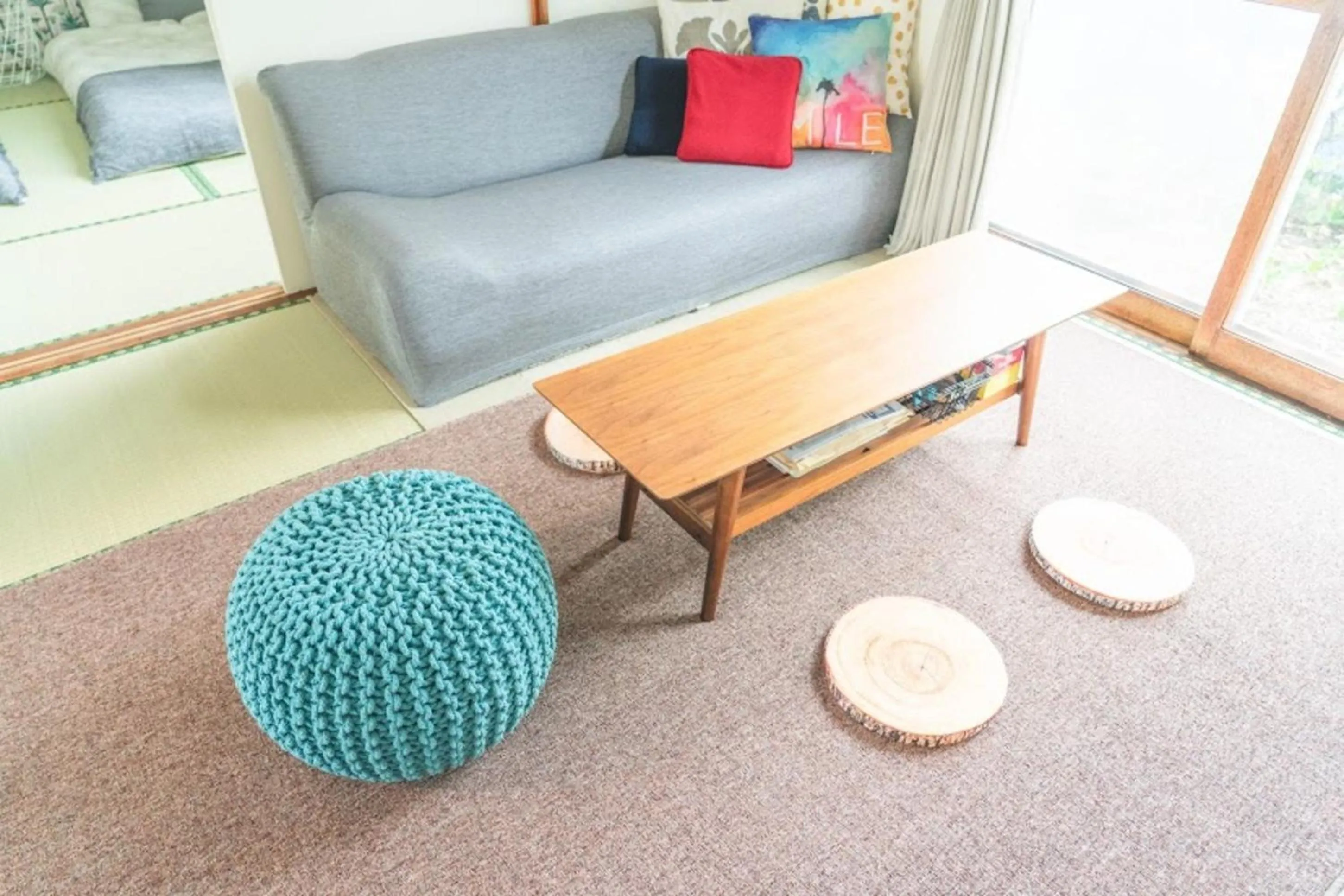 Living room in NU1 Guesthouse NUI okhotsk女満別