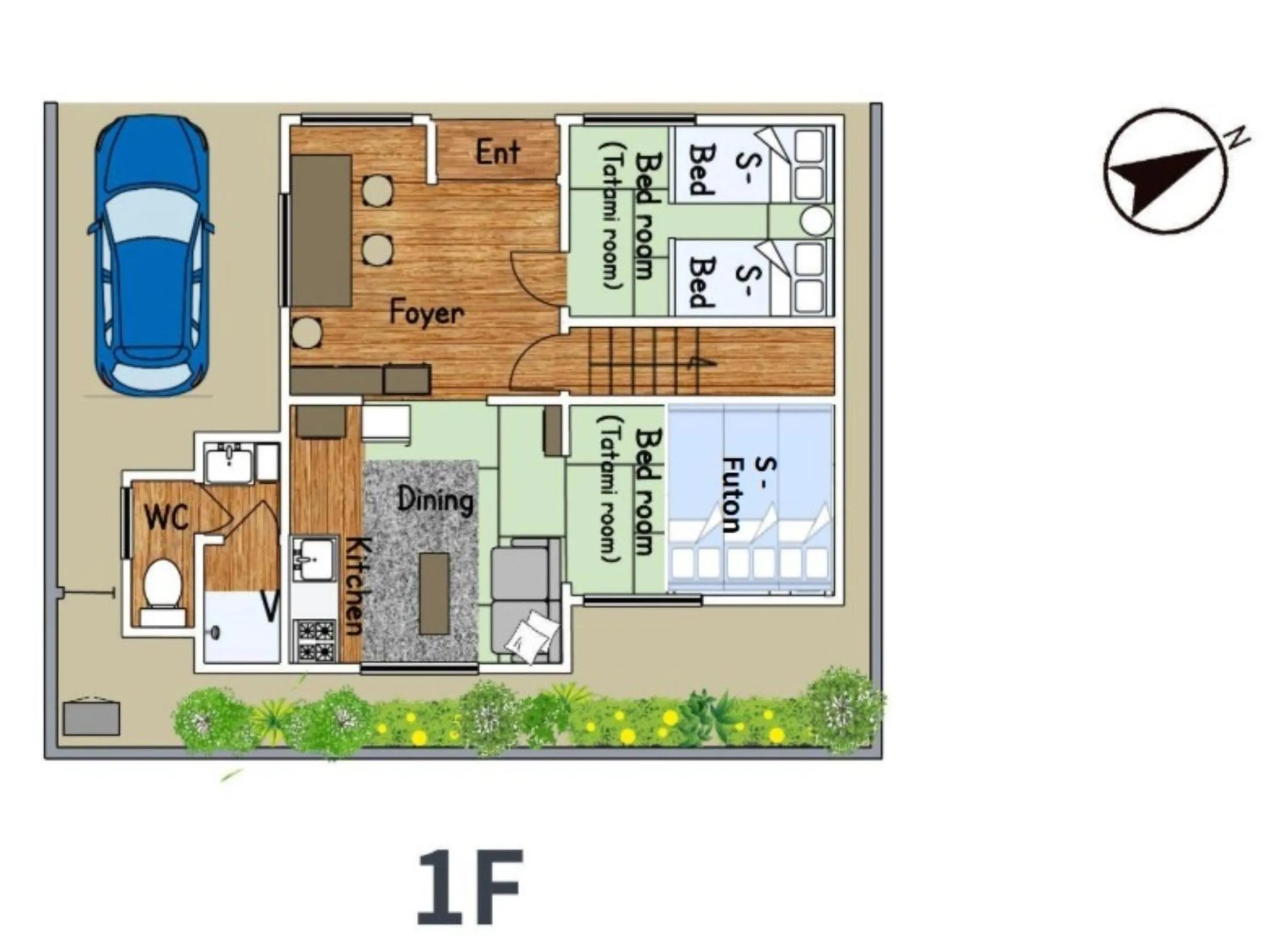 Photo of the whole room in NU1 Guesthouse NUI okhotsk女満別