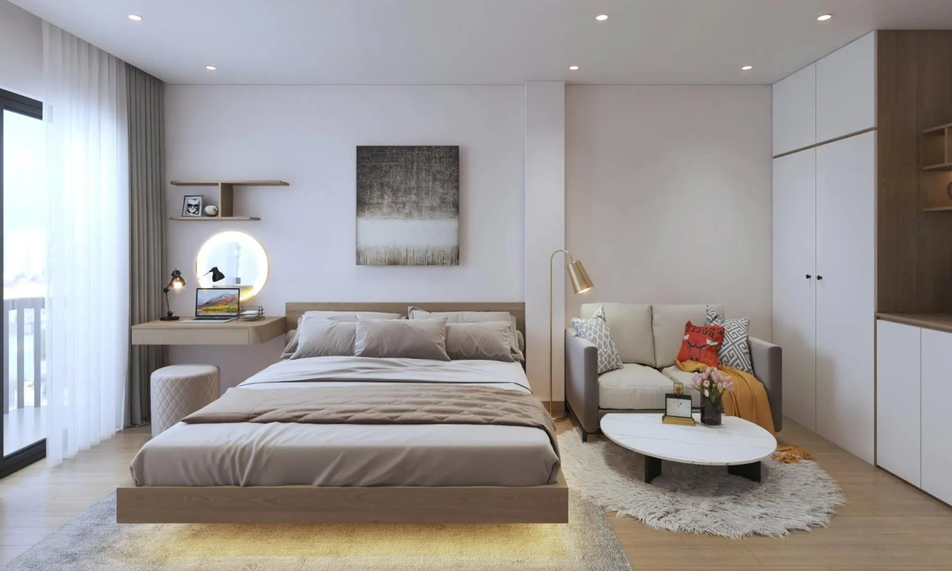 Bed in The Kila Boutique Hotel