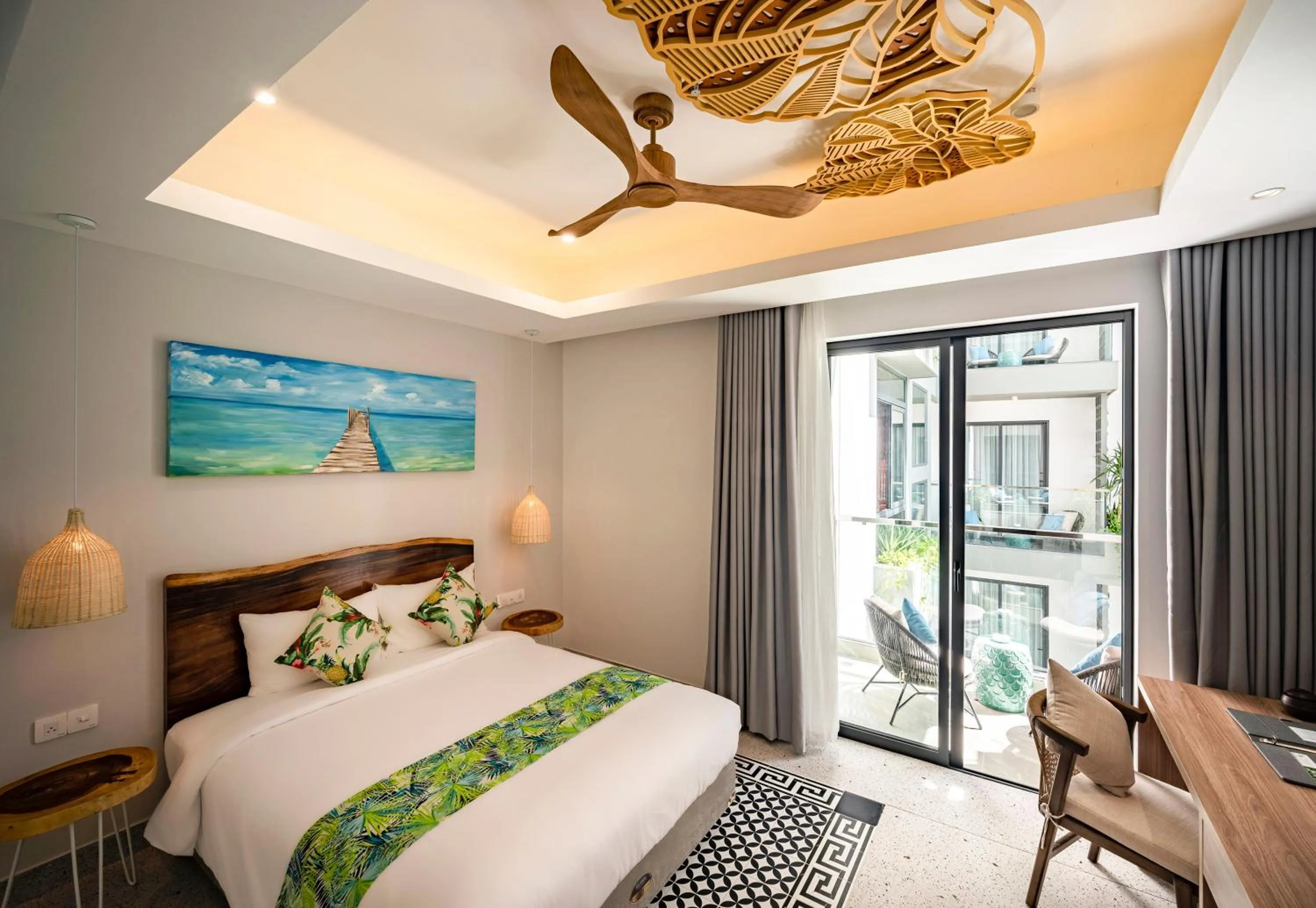 Photo of the whole room, Bed in The Kila Boutique Hotel