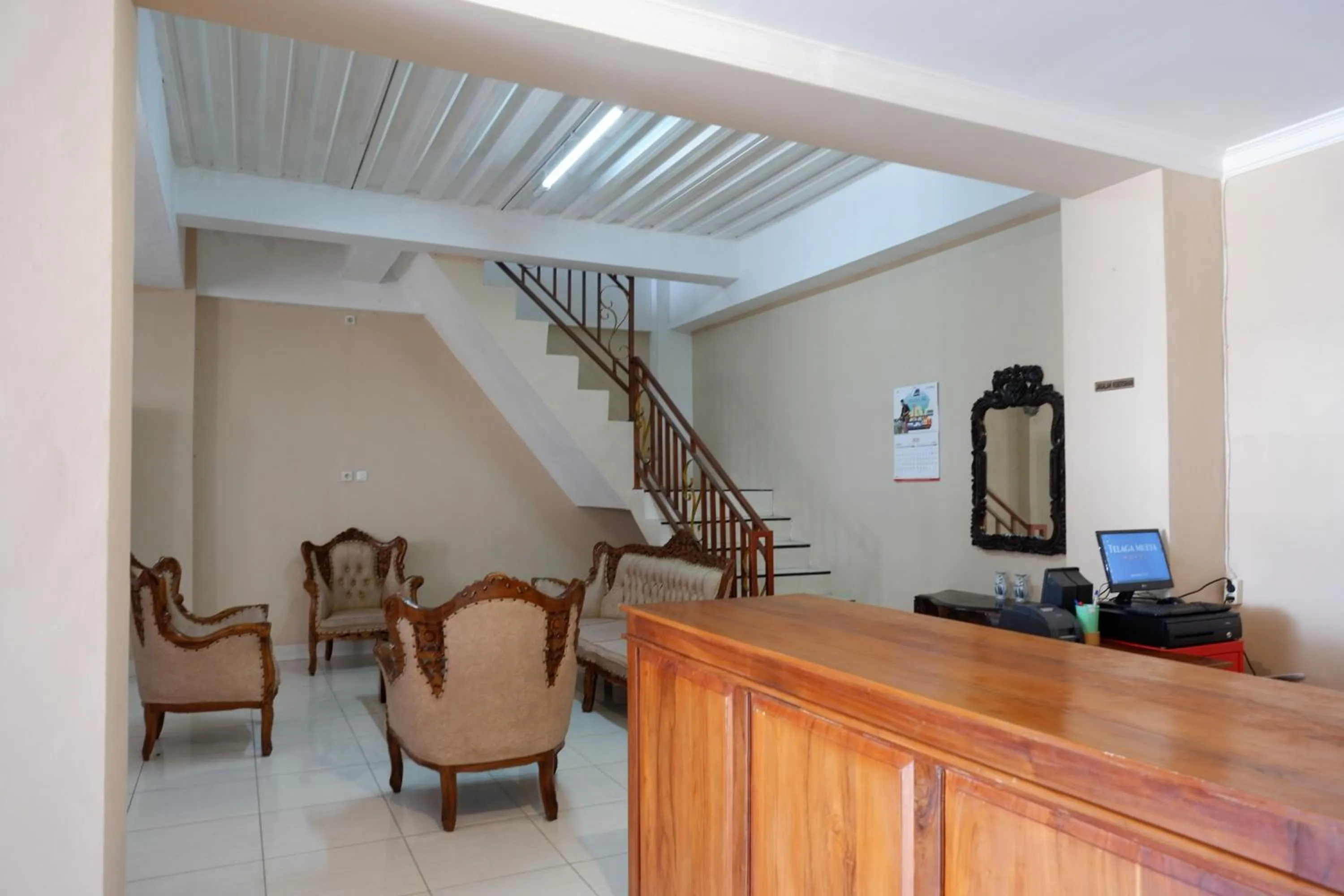 Lobby or reception, Lobby/Reception in RedDoorz At Telaga Mulya Hotel Wates