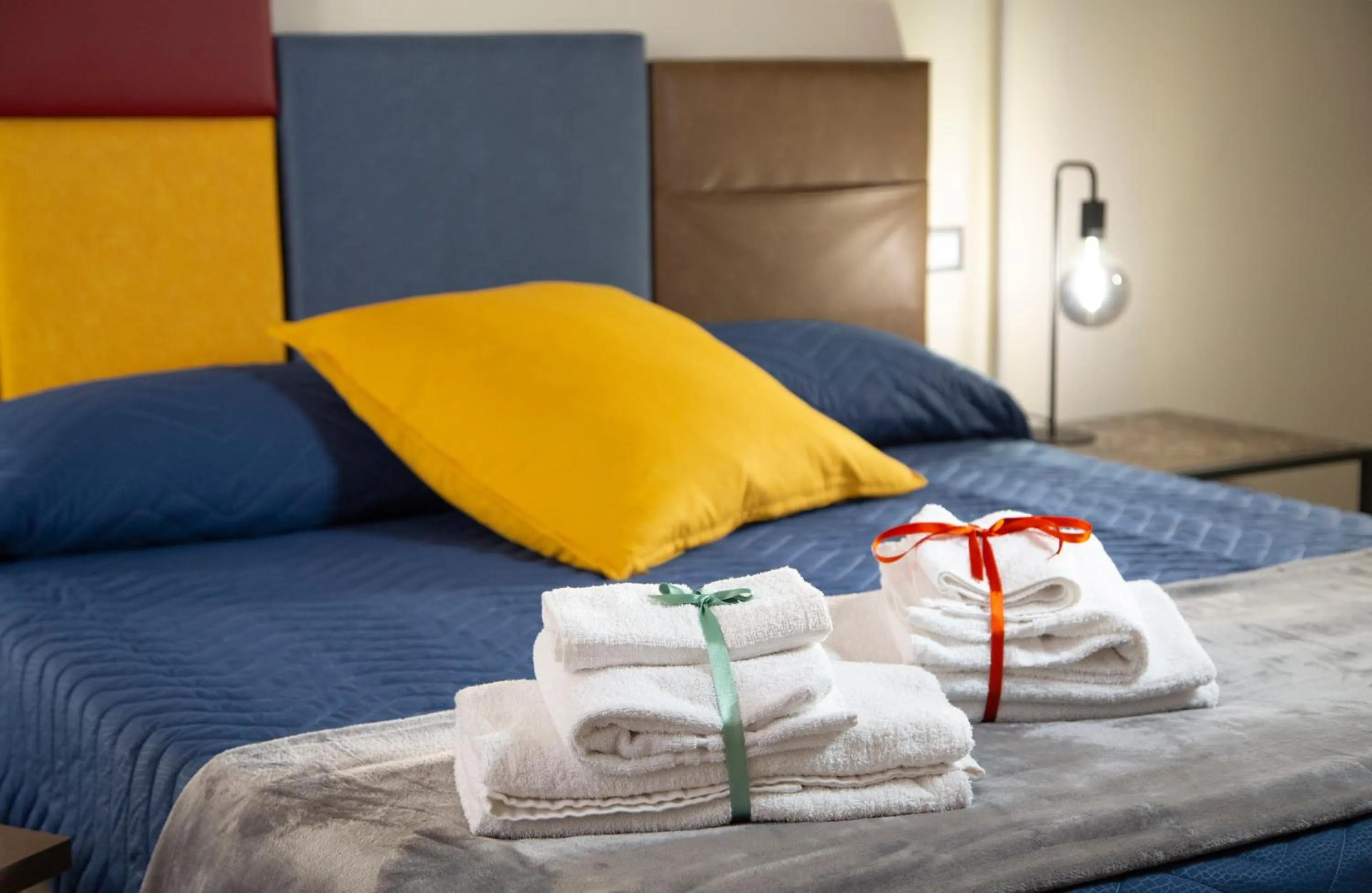 Bed in Handmade Rest Room