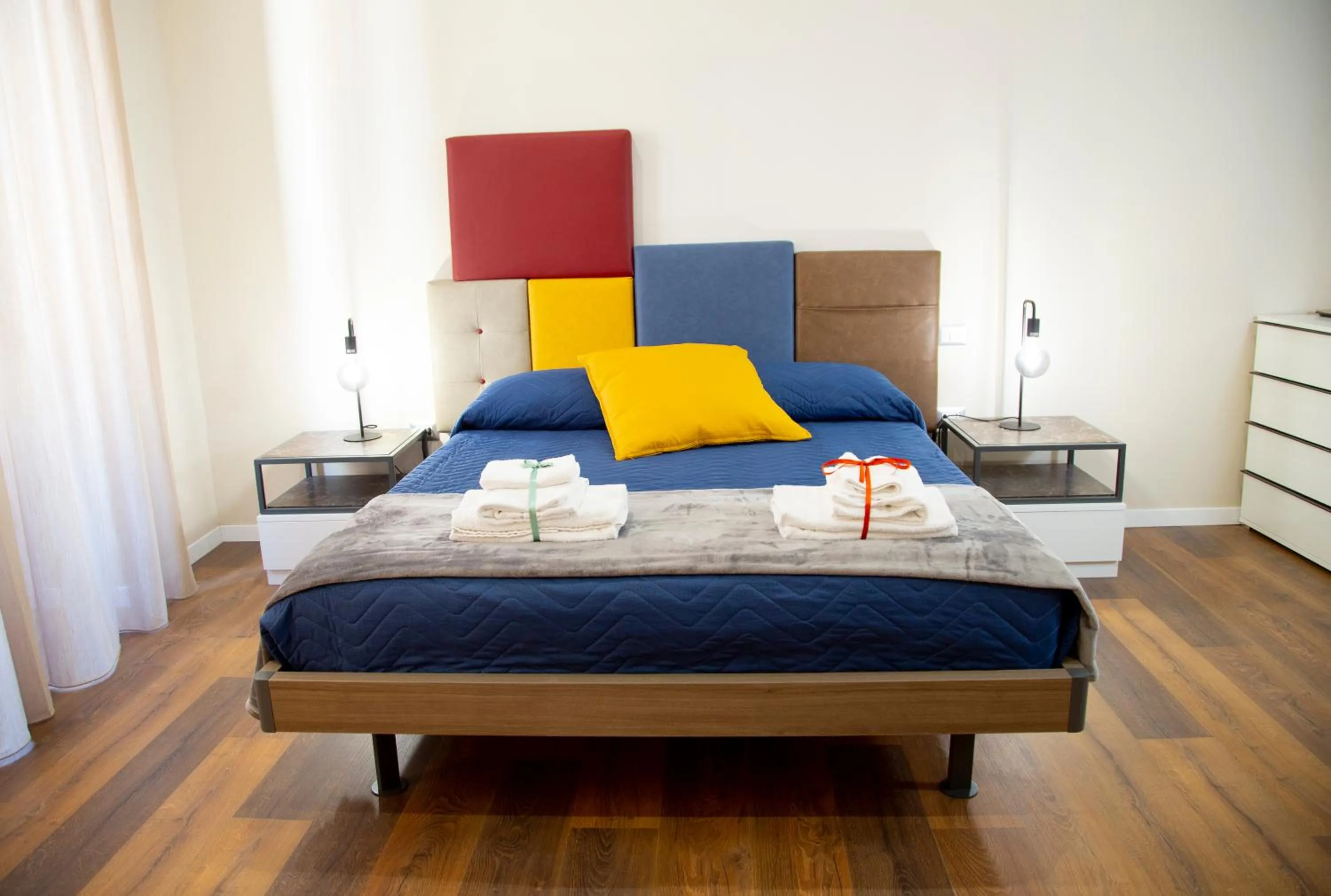 Bed in Handmade Rest Room