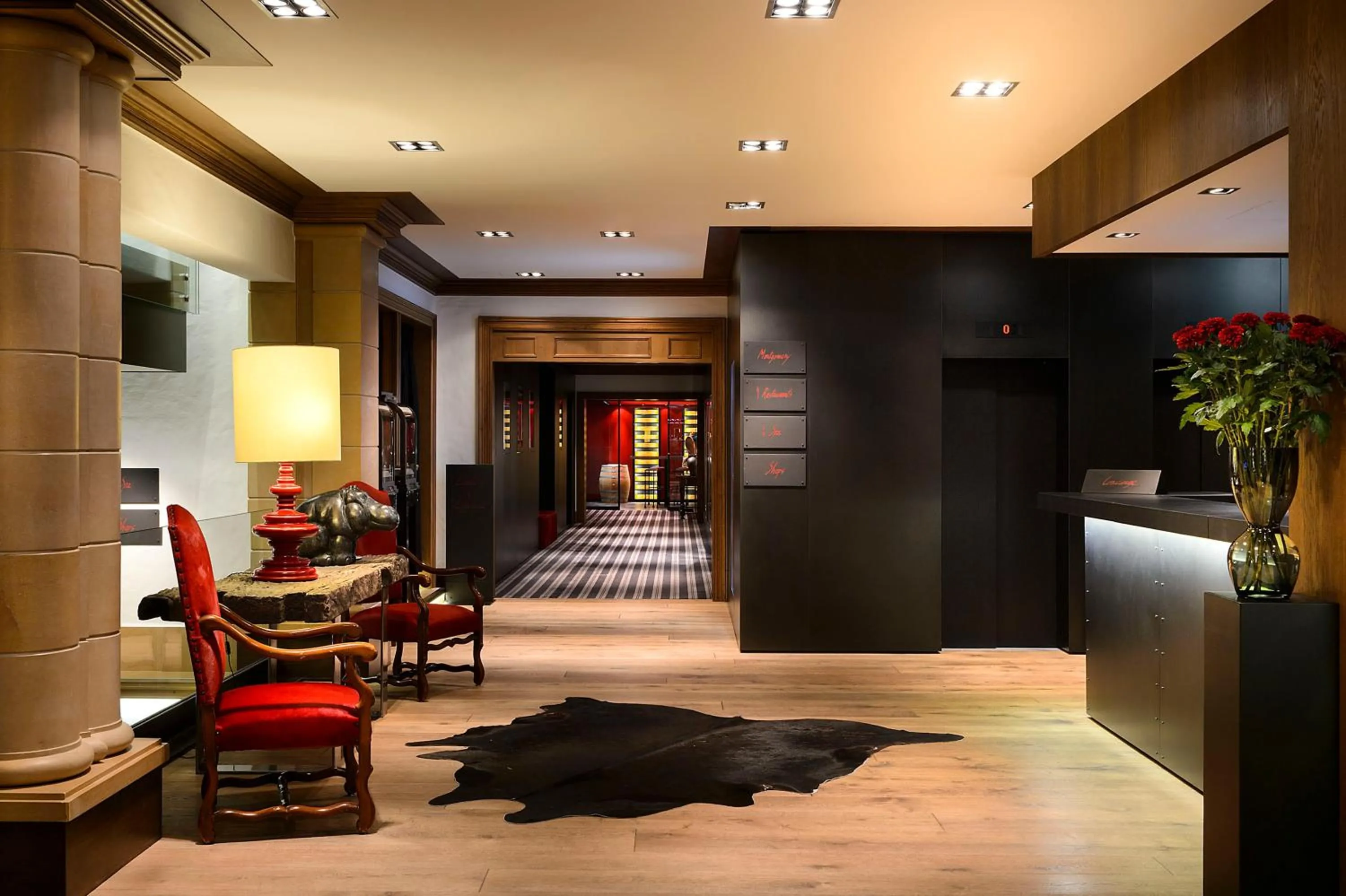 Decorative detail, Lobby/Reception in Park Gstaad