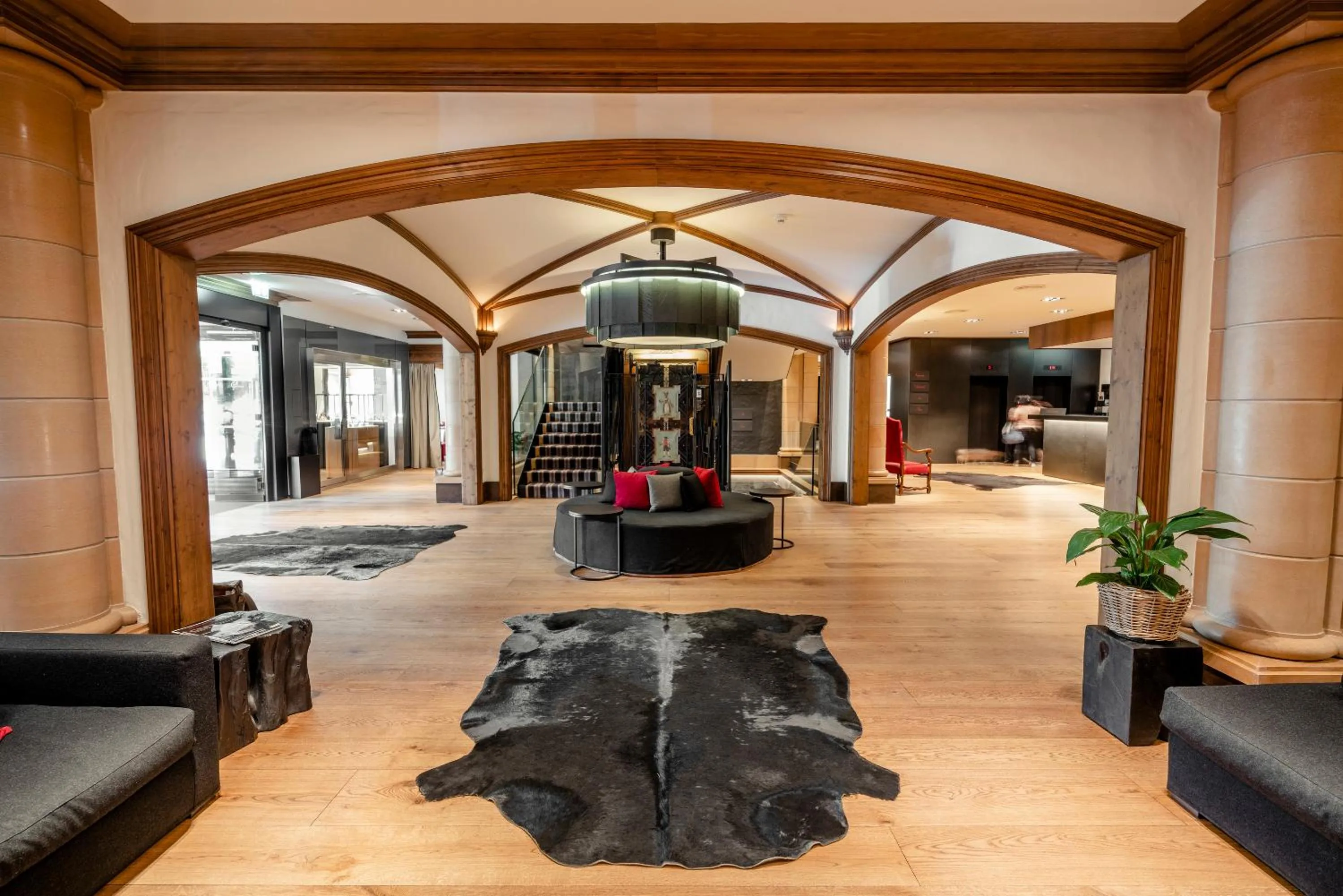 Lobby or reception in Park Gstaad