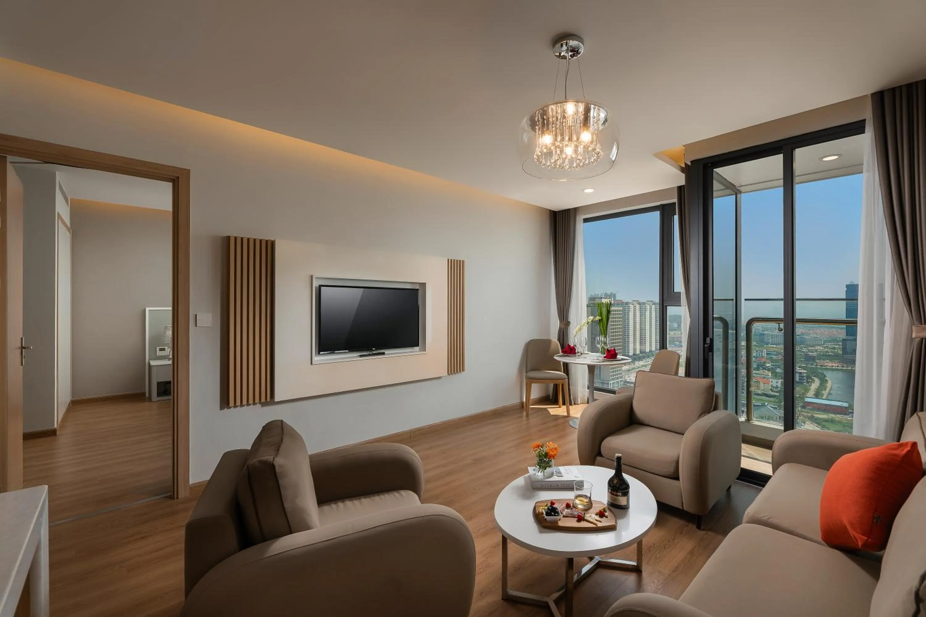 View (from property/room) in DeLaSea Ha Long Hotel - Modern Bayview Escape