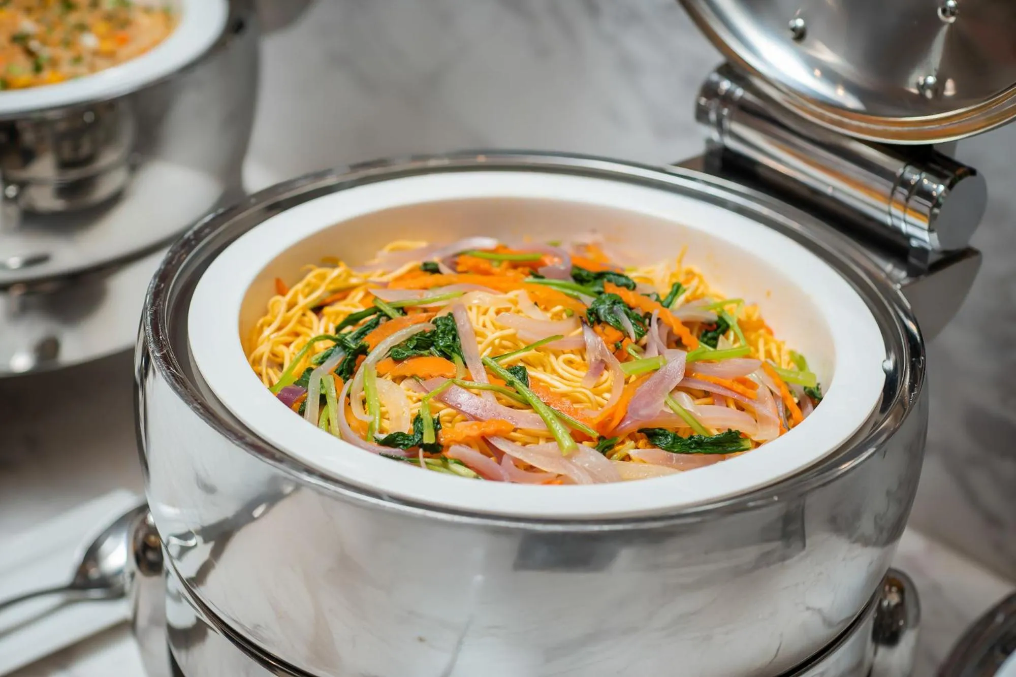 Buffet breakfast in DeLaSea Ha Long Hotel - Modern Bayview Escape