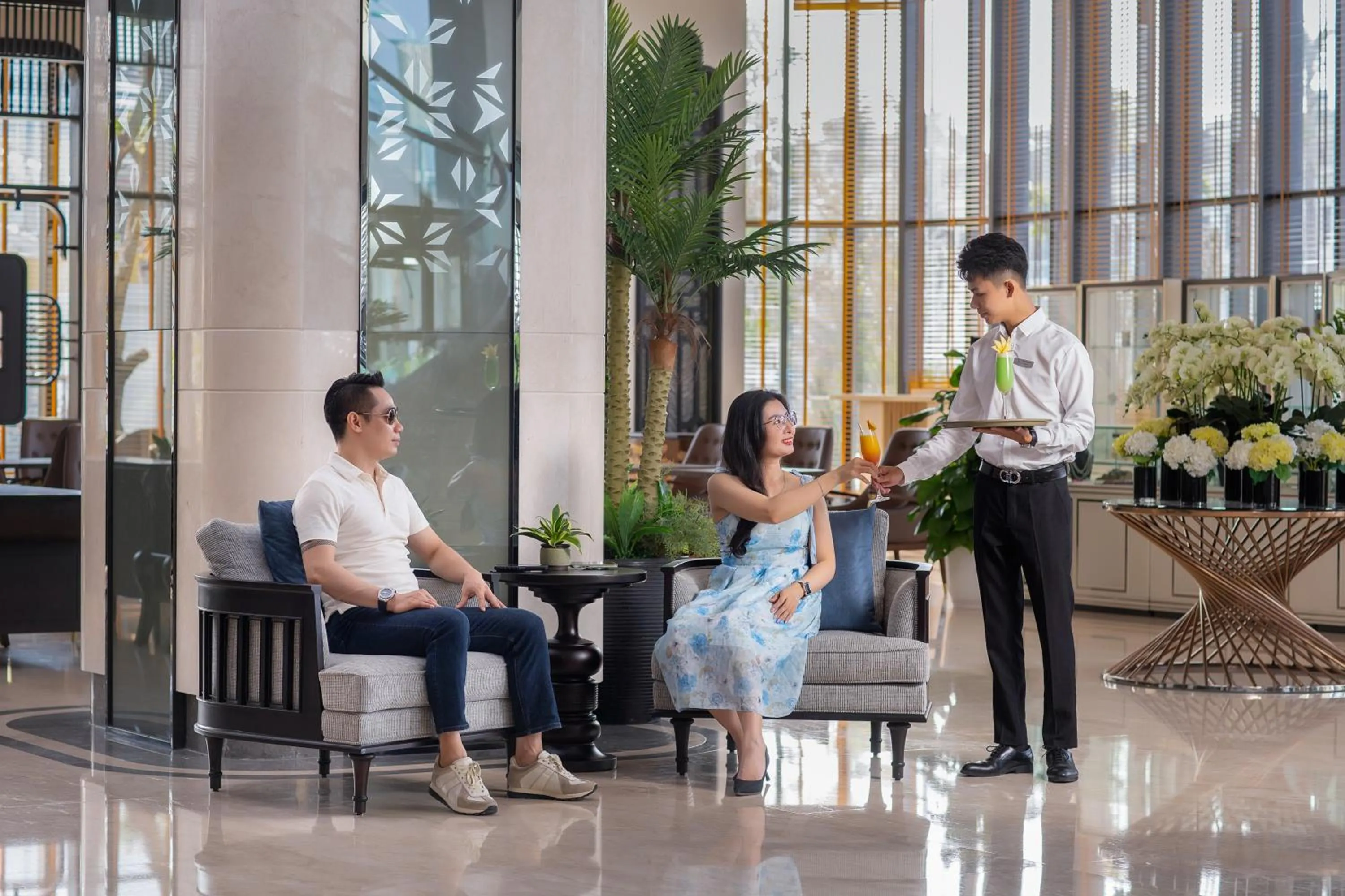 Staff in DeLaSea Ha Long Hotel - Modern Bayview Escape