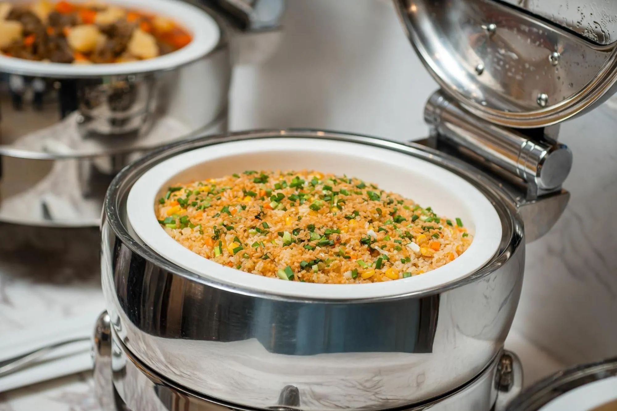 Buffet breakfast in DeLaSea Ha Long Hotel - Modern Bayview Escape