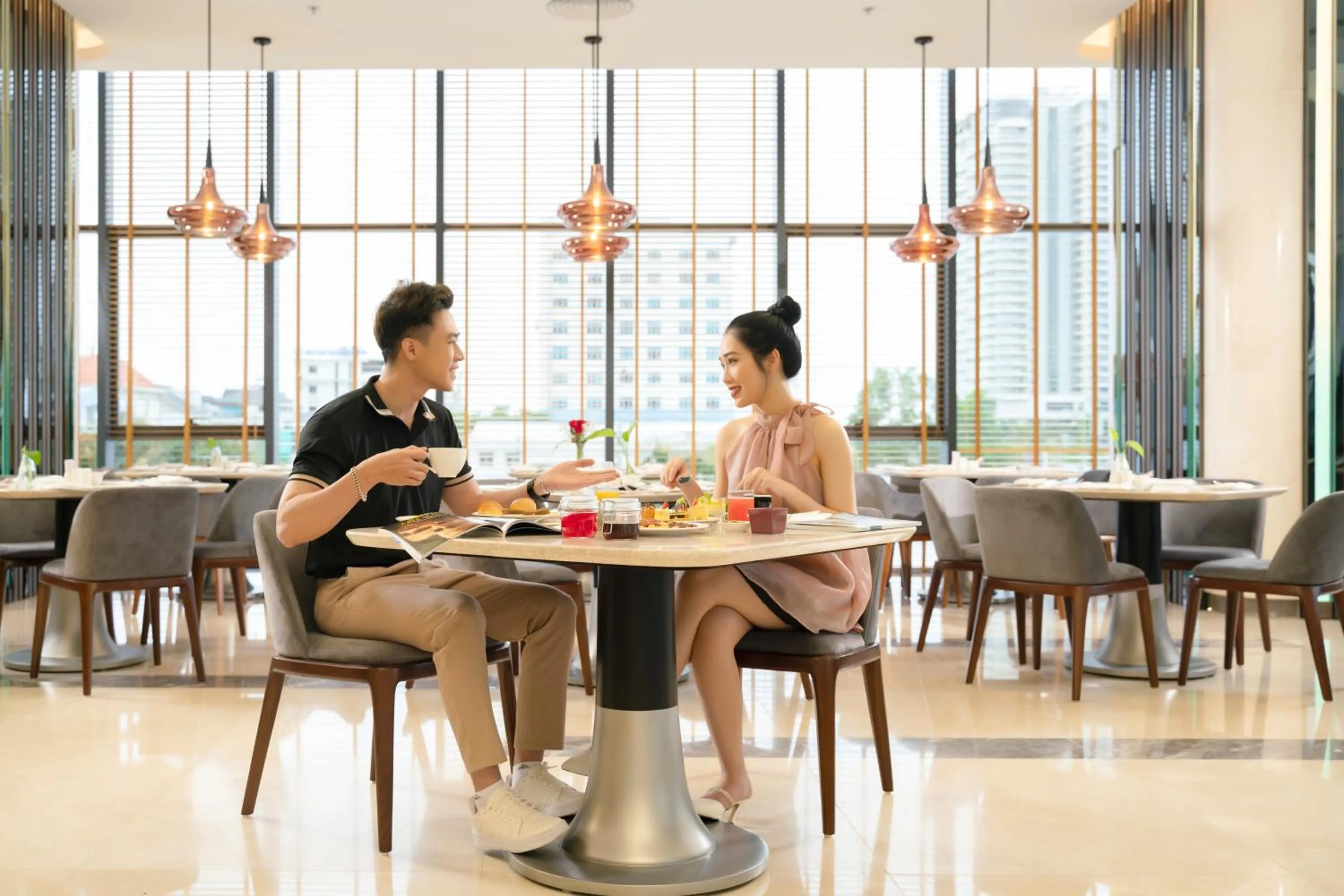 Breakfast in DeLaSea Ha Long Hotel - Modern Bayview Escape