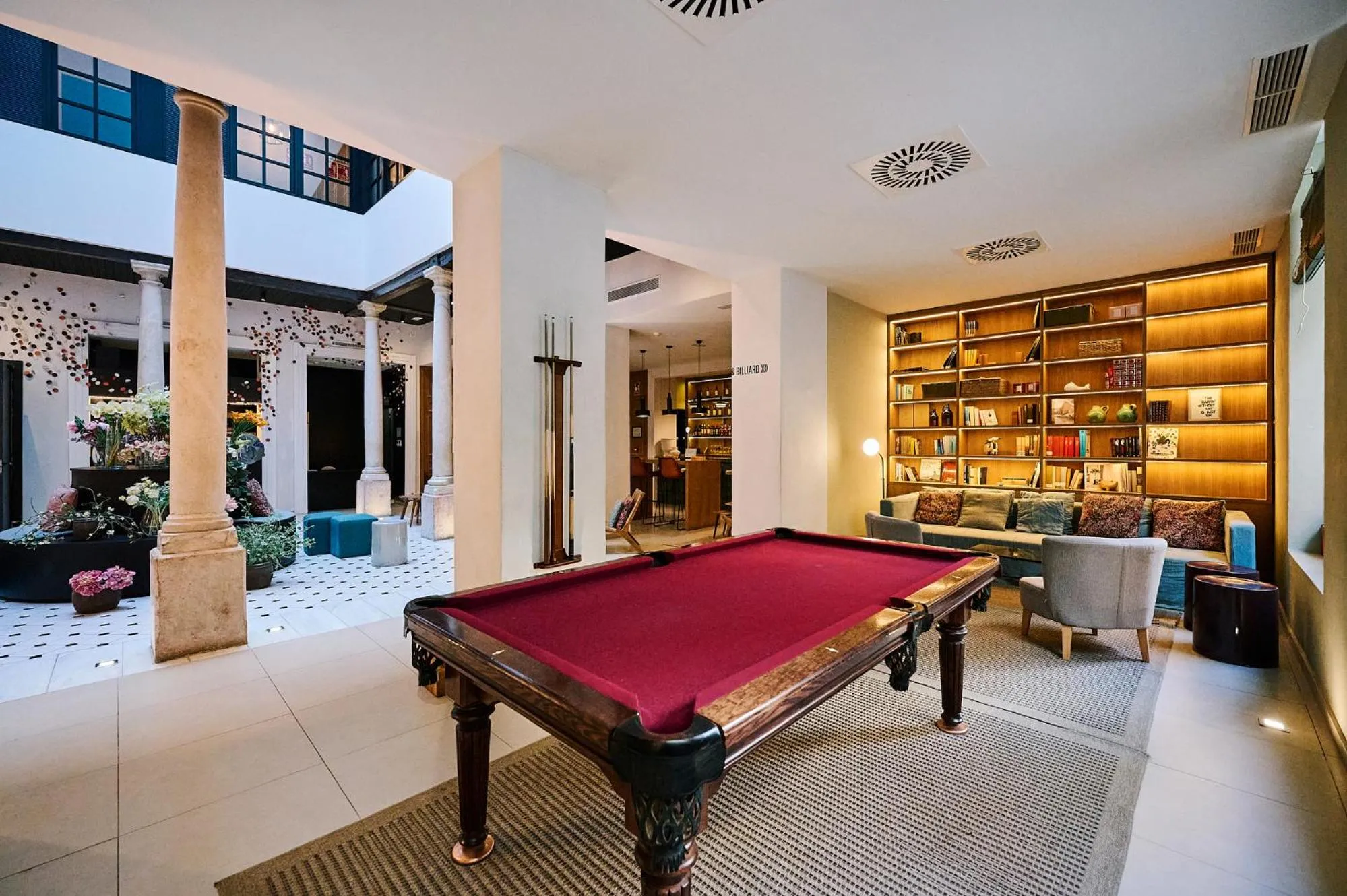 Billiard in TOC Hostel Malaga